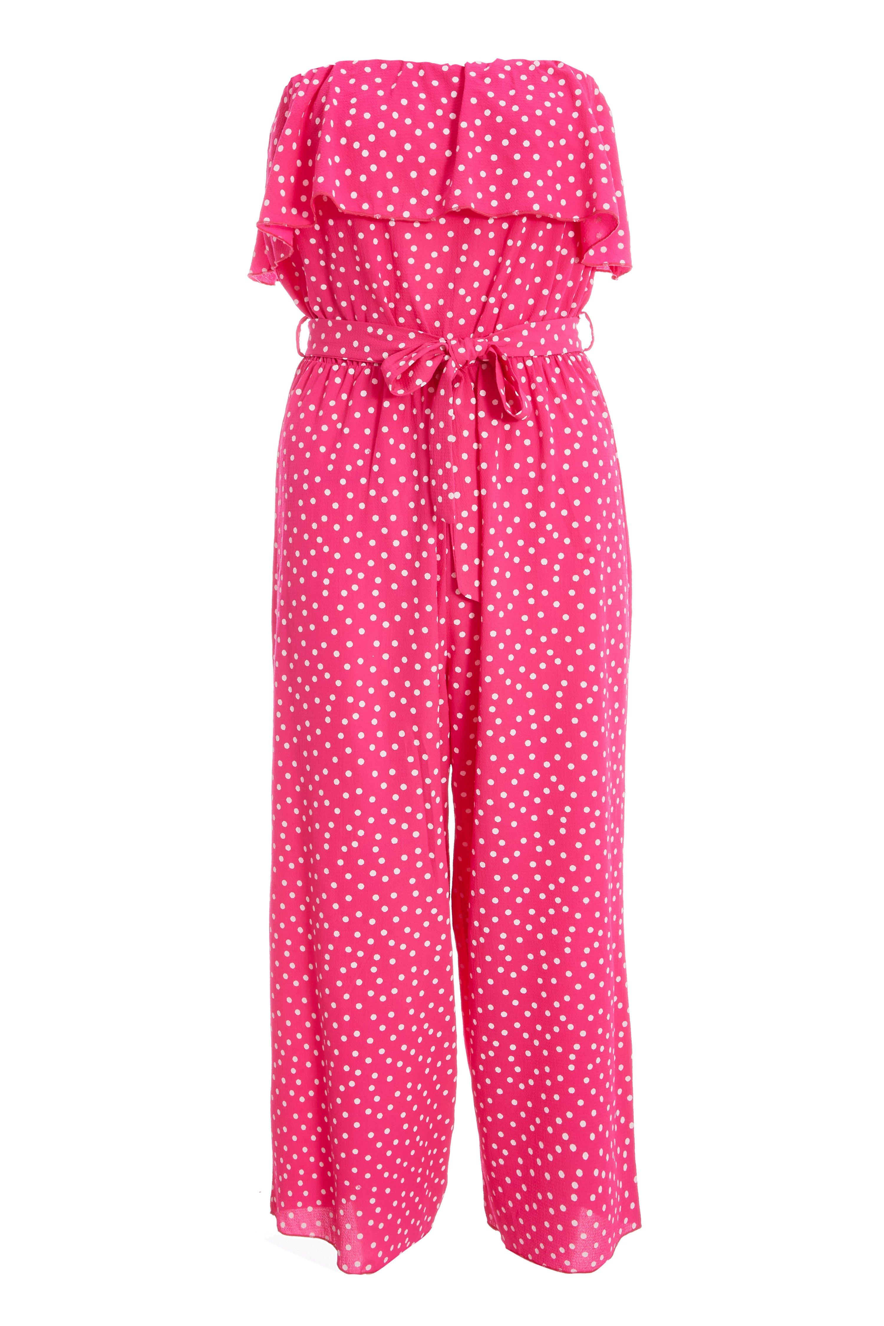 Quiz polka dot playsuit online