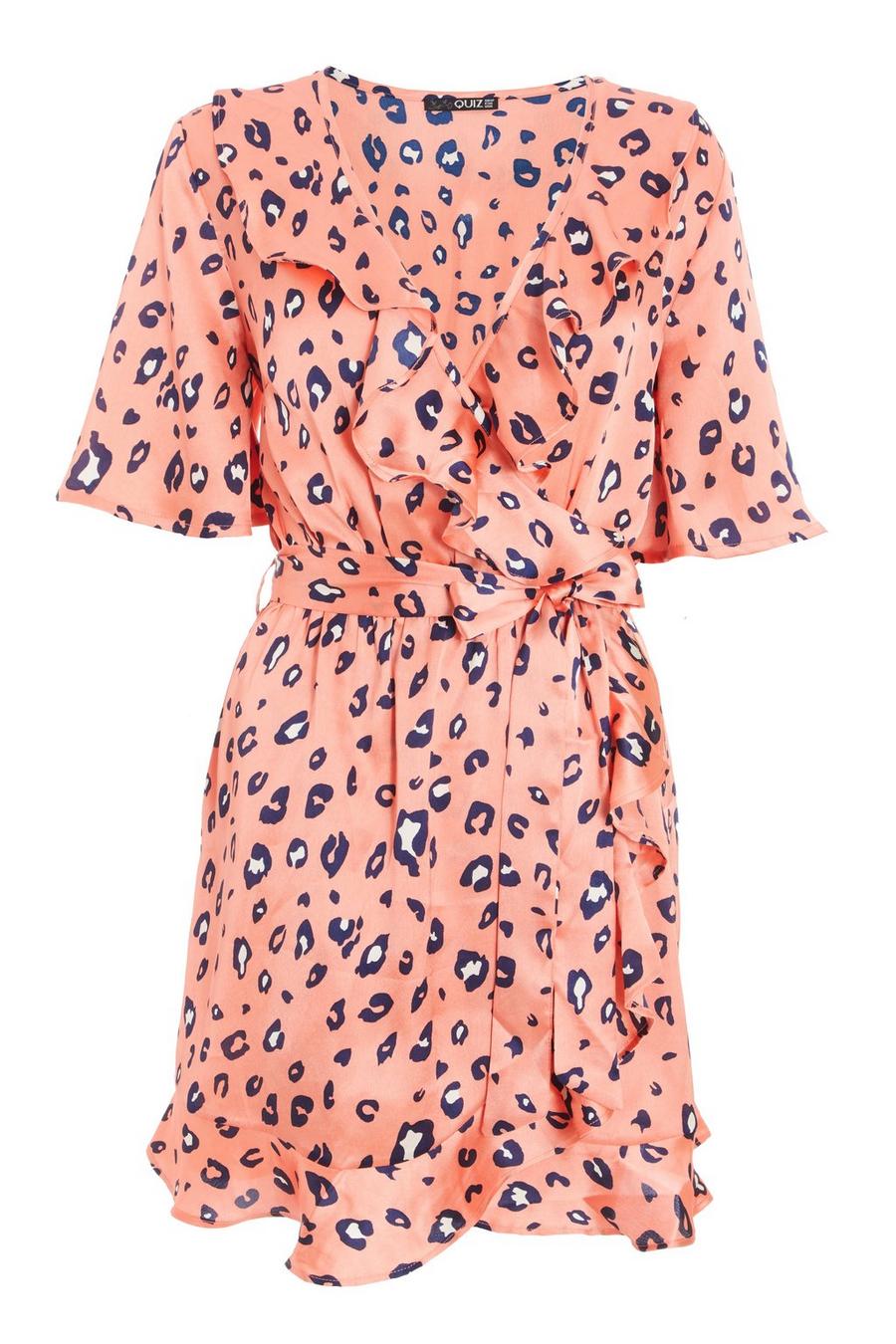 18+ Pink Leopard Print Dress