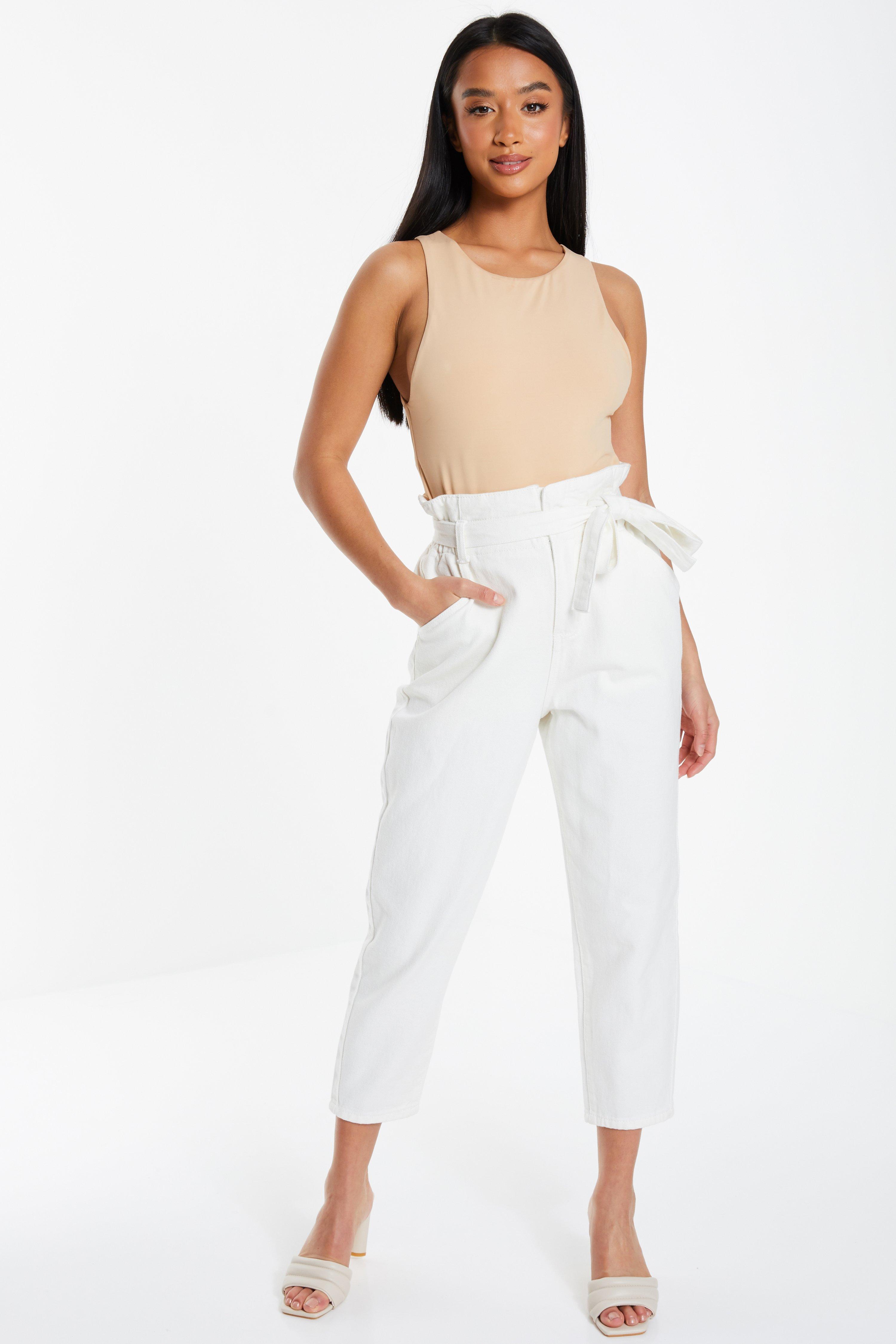 Paper bag pants outlet petite