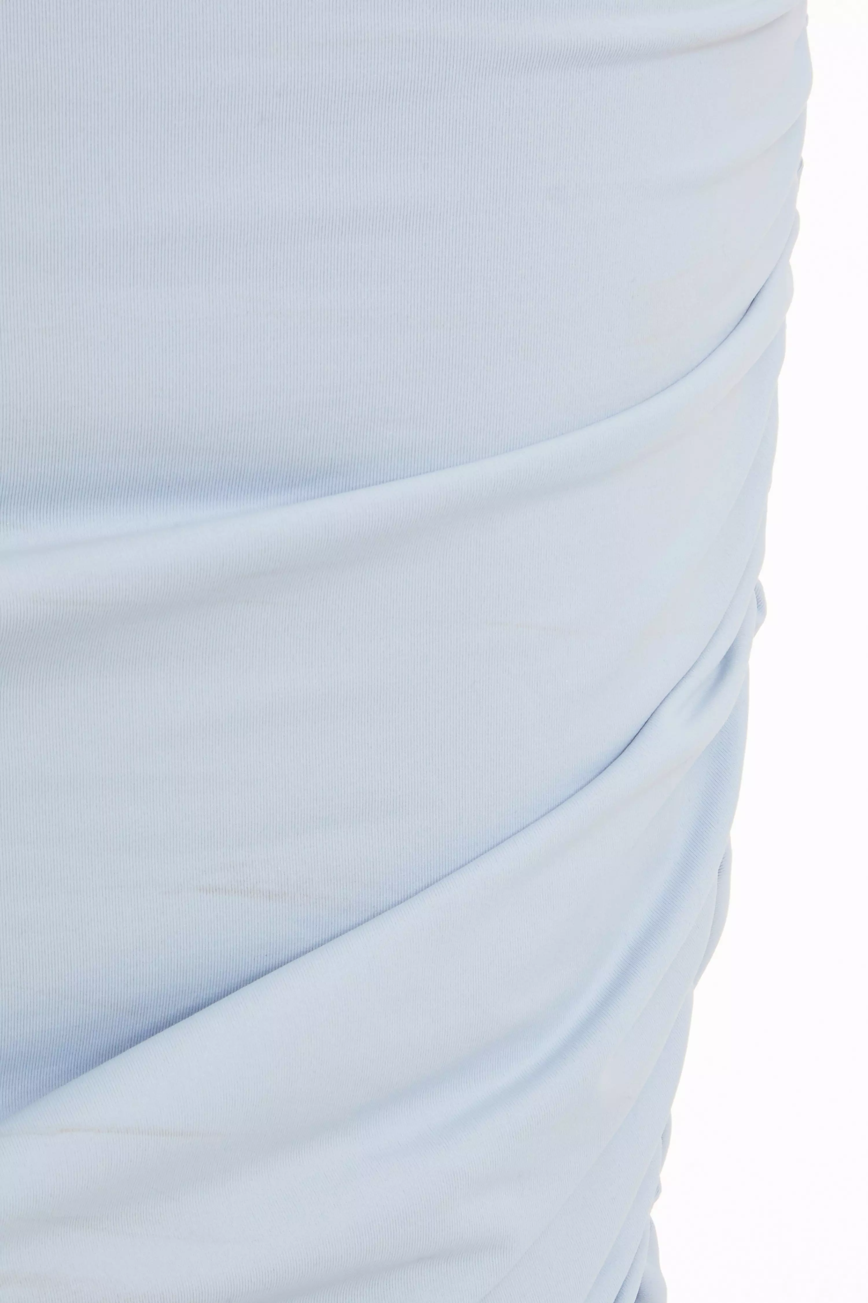 Blue Ruched Bodycon Dress QUIZ Clothing