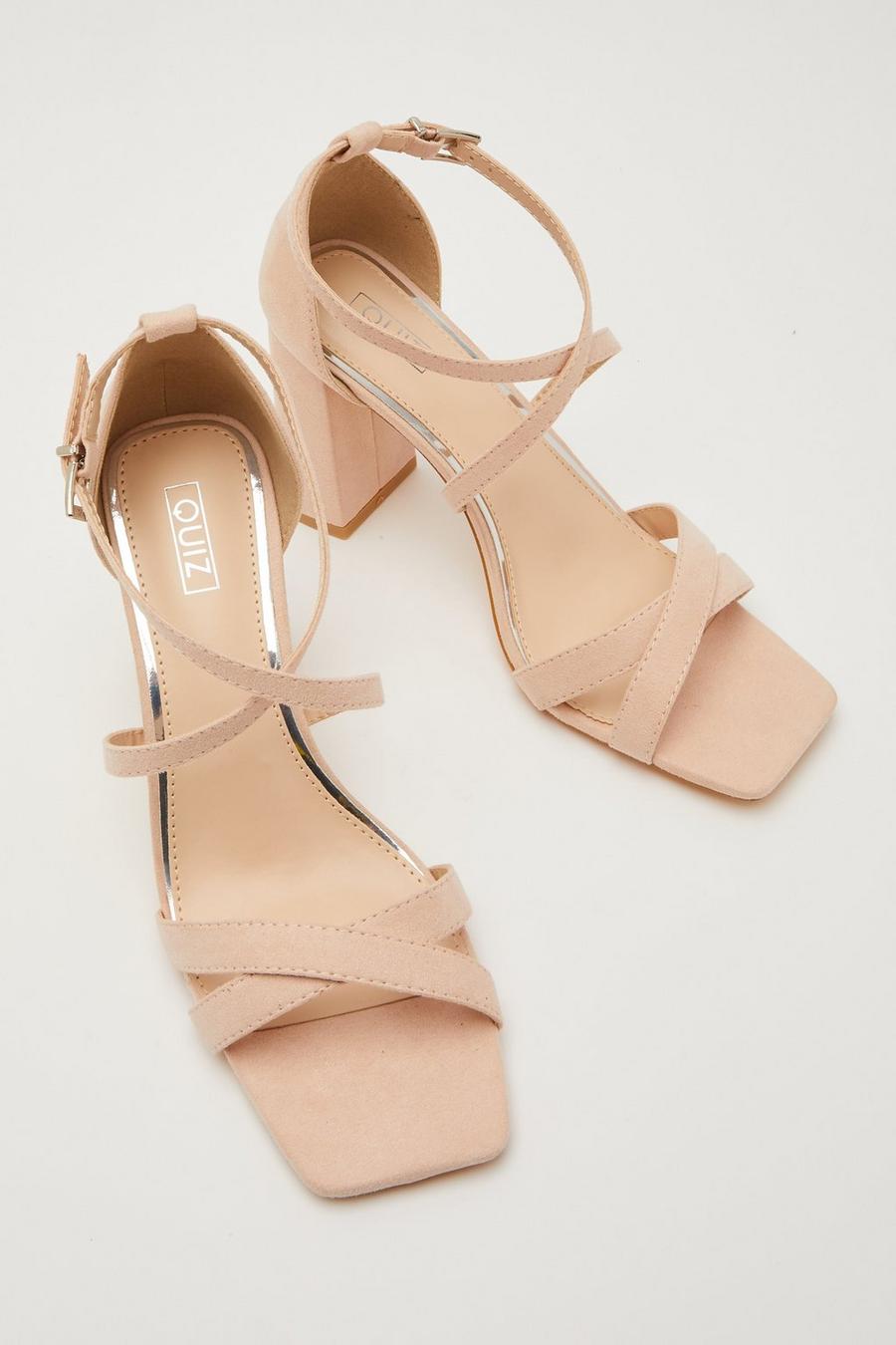 Cheap hot sale nude sandals