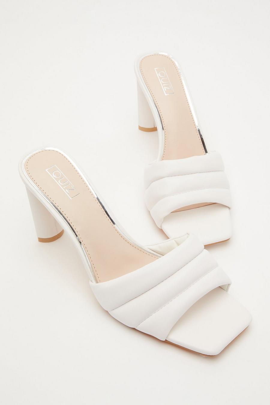 White mule sandals new arrivals