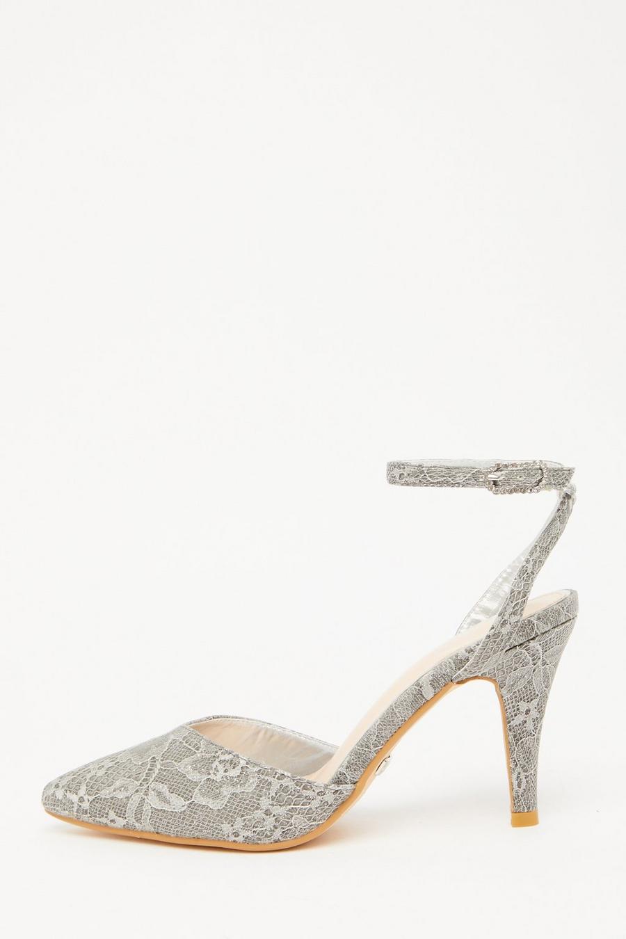 Dark grey deals glitter heels