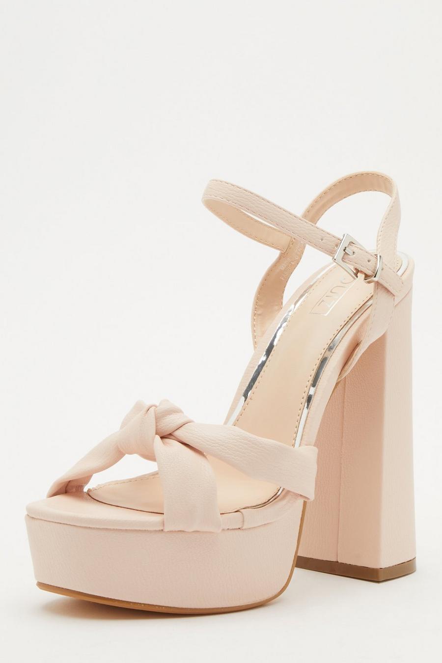 Pink platform sandals on sale uk