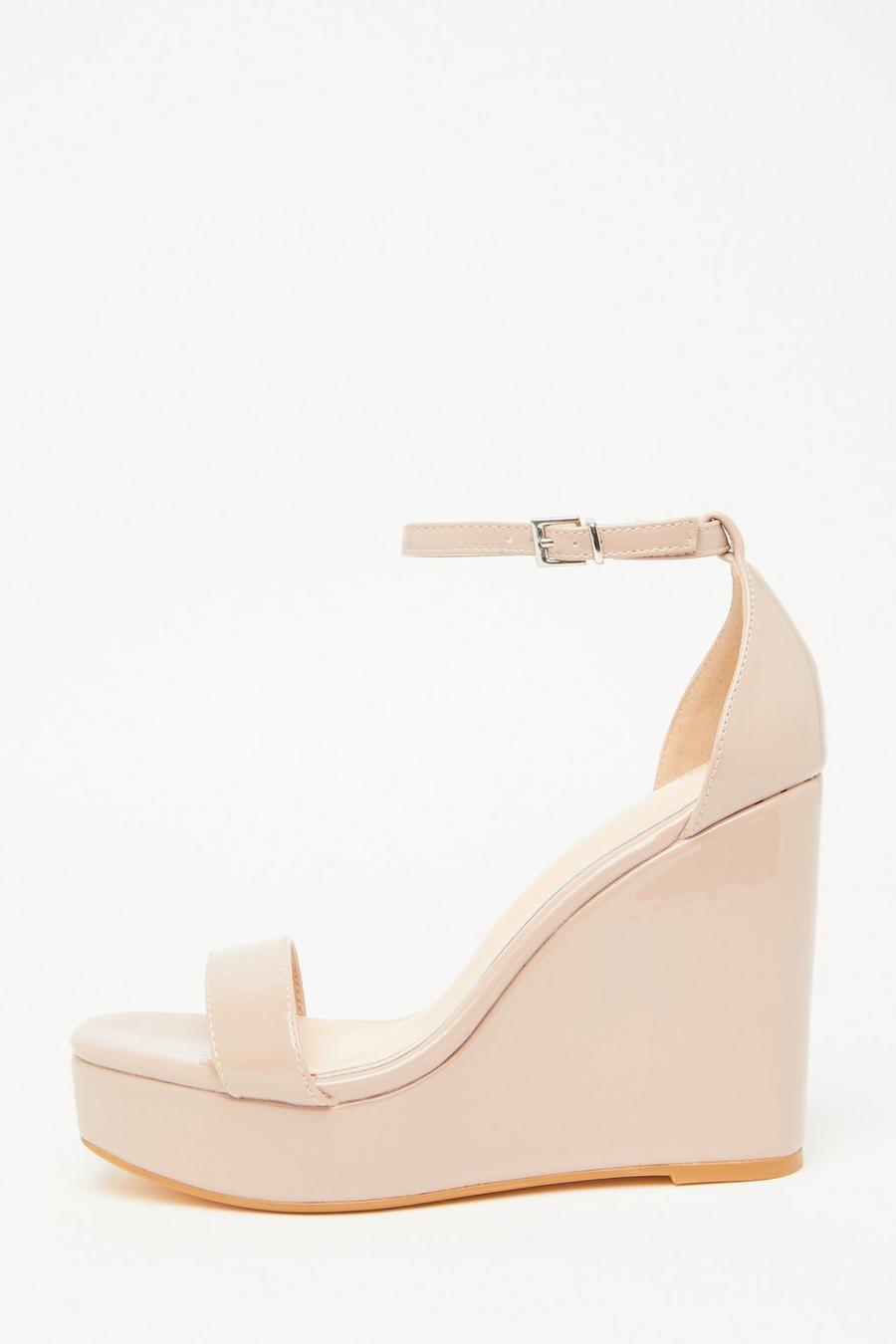 Nude best sale wedges uk