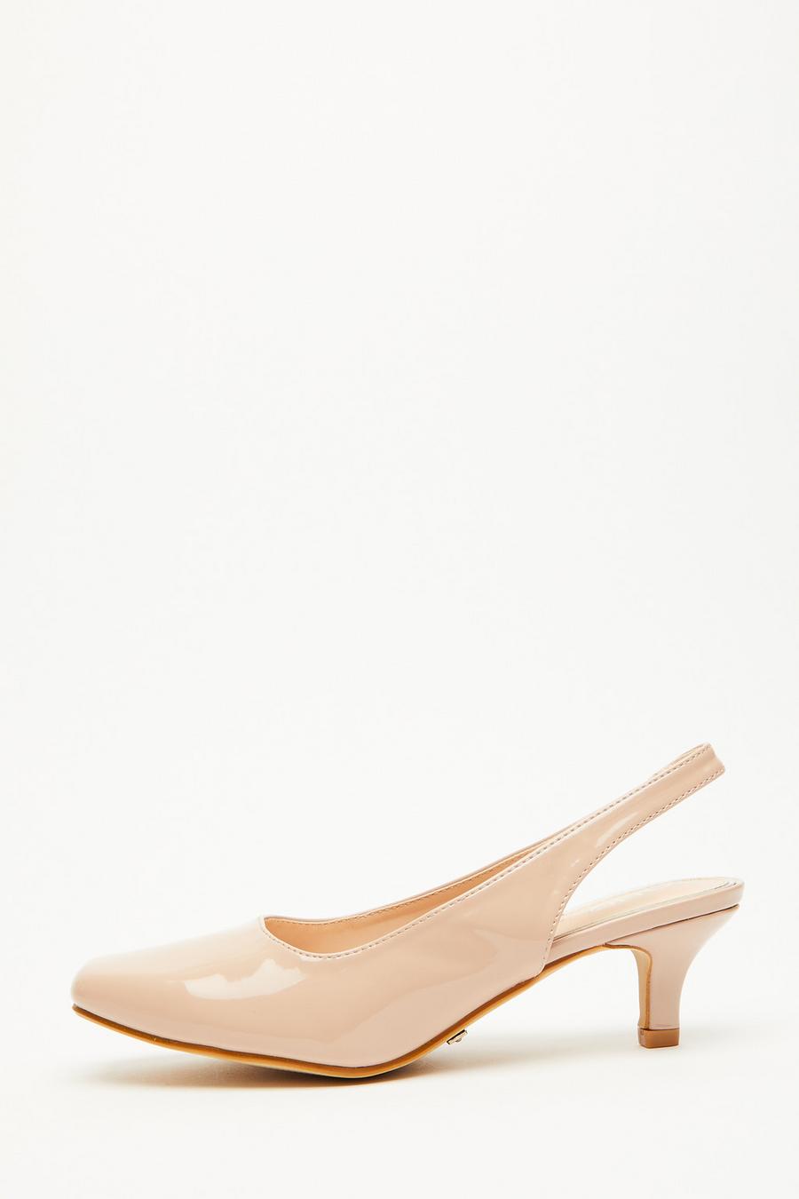 Nude hot sale low heels