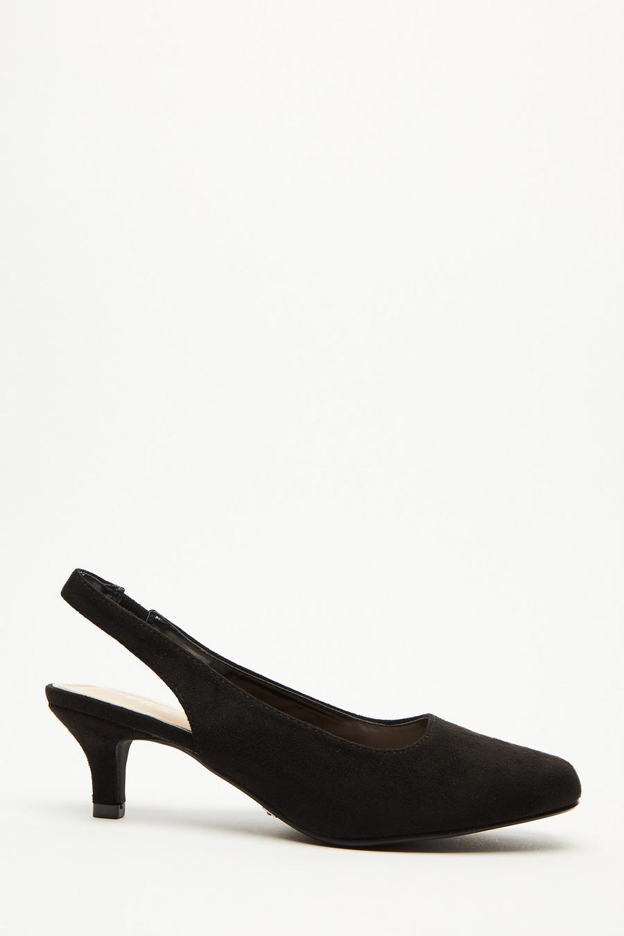 Black small 2024 heels wide fit