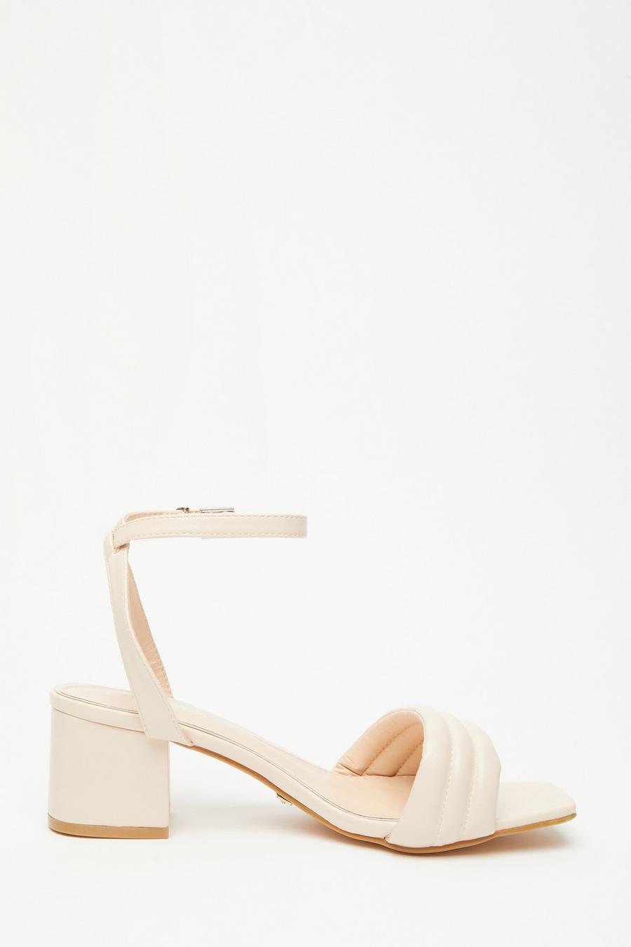 Nude on sale square heel