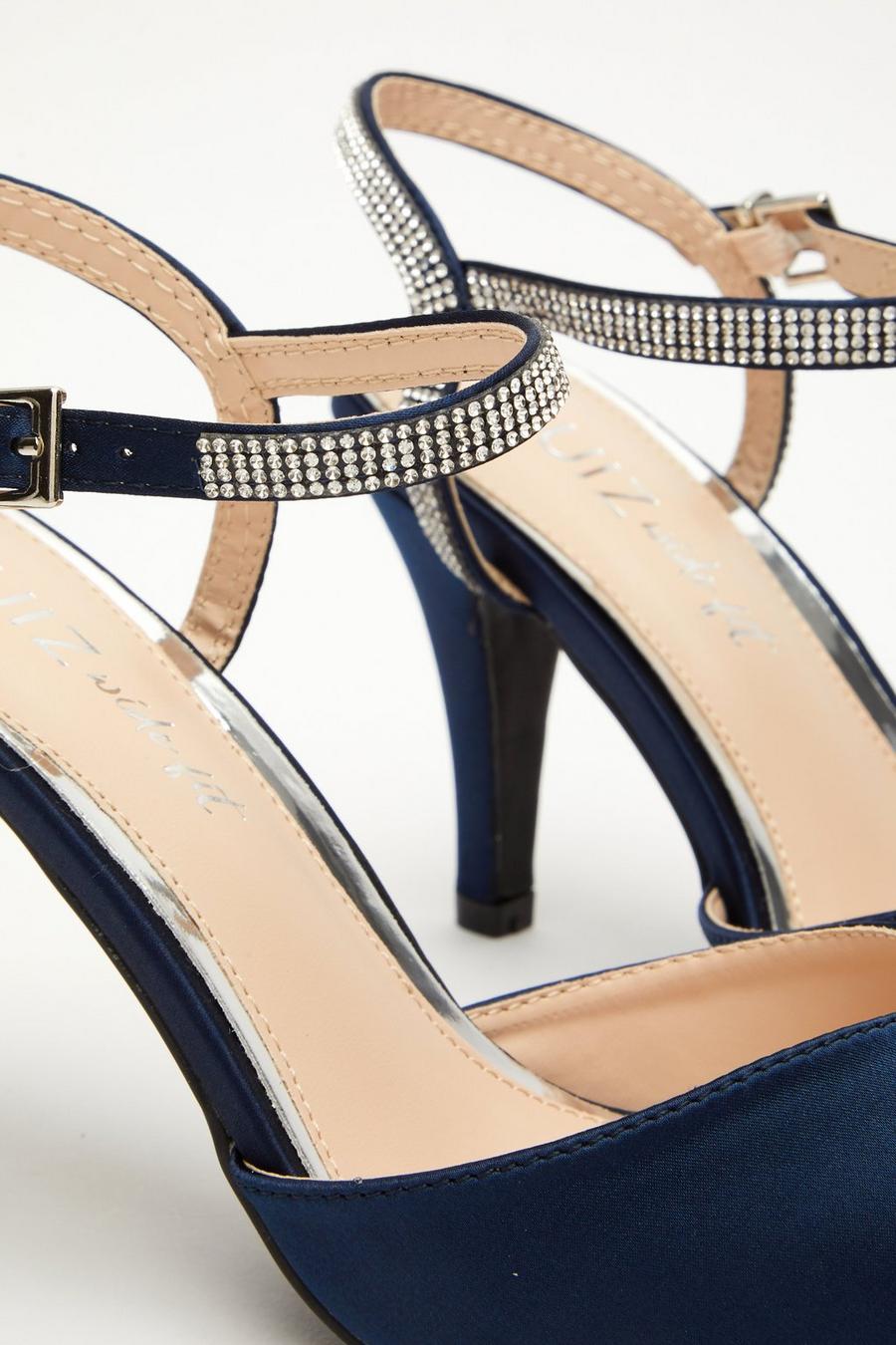 Diamante hotsell strap heels