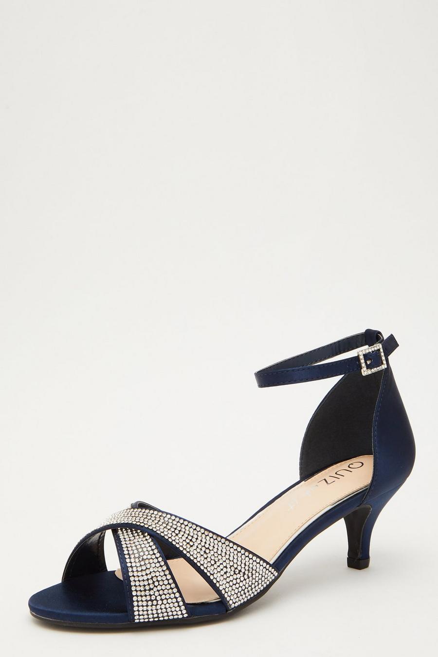 Navy wedding best sale shoes wide fit