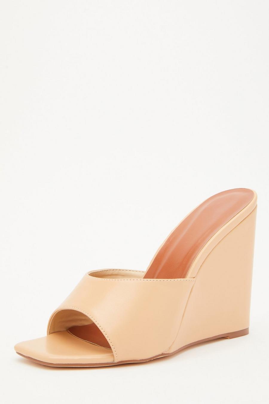 Nude wedges for on sale women