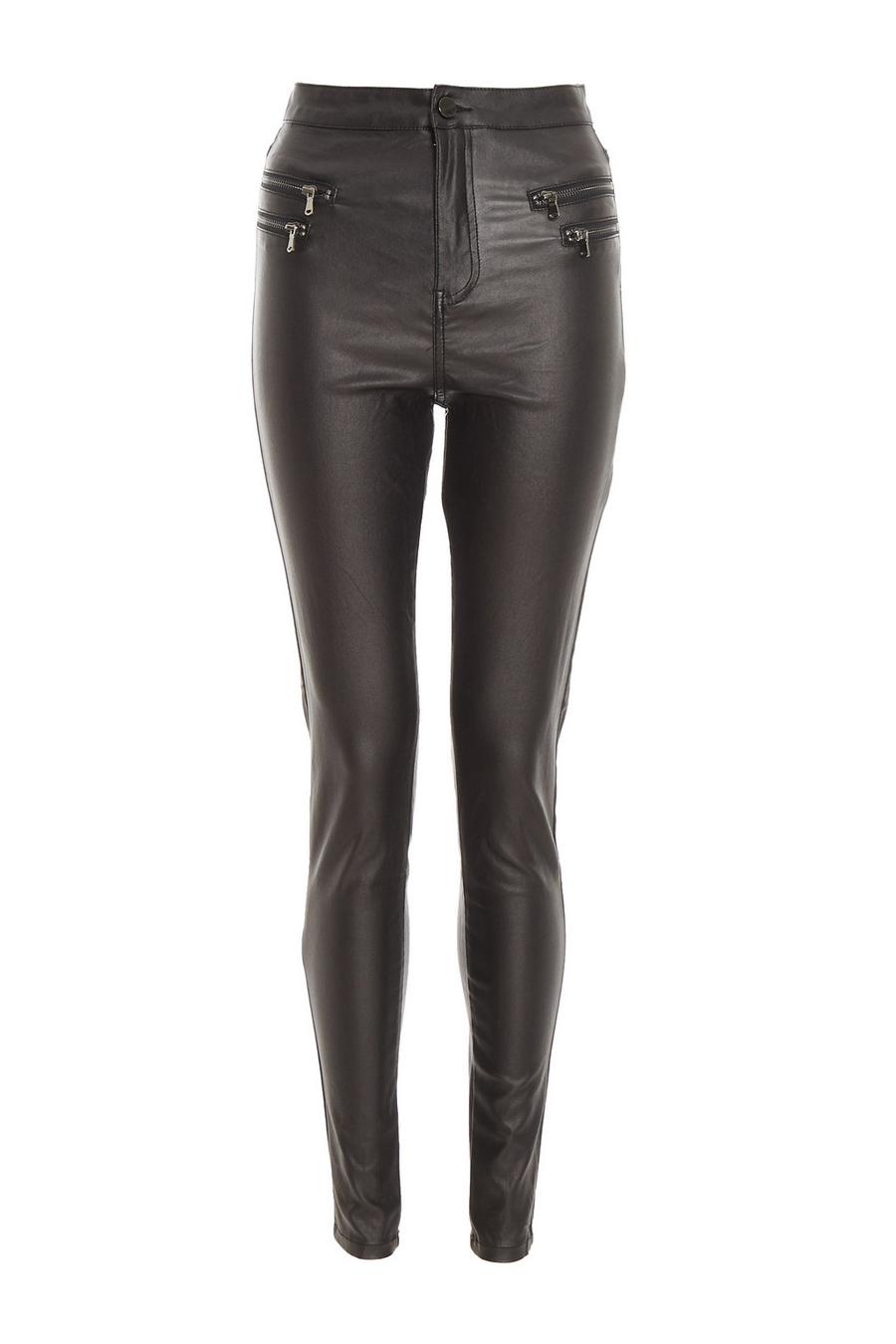 Quiz faux clearance leather trousers