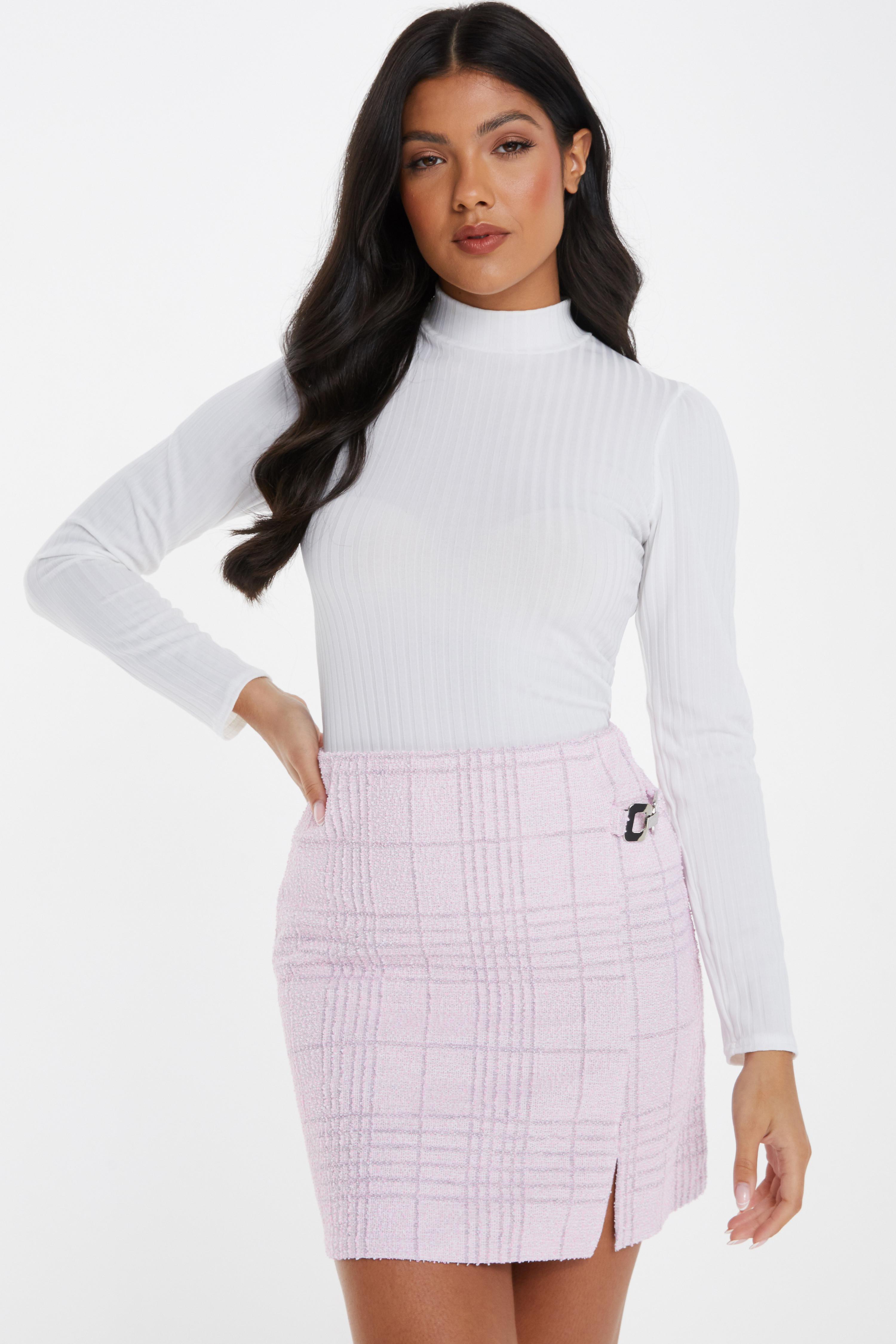 High waisted mini skirt cheap quiz