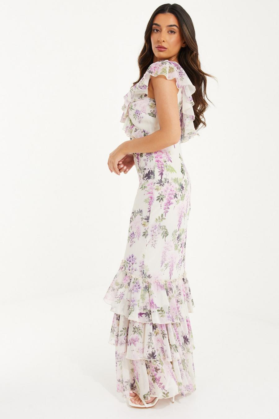 Petite floral maxi on sale dress