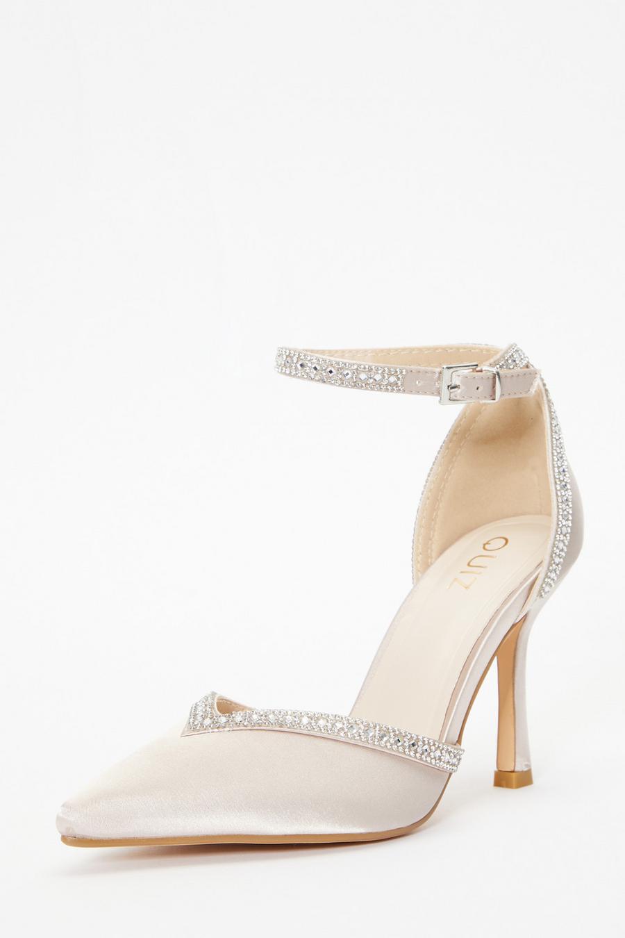 Champagne clearance court heels