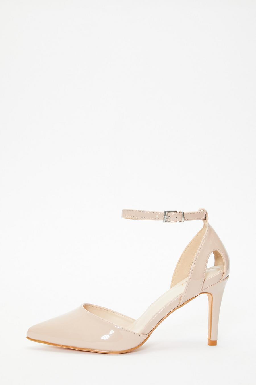 Nude pointed deals court heels