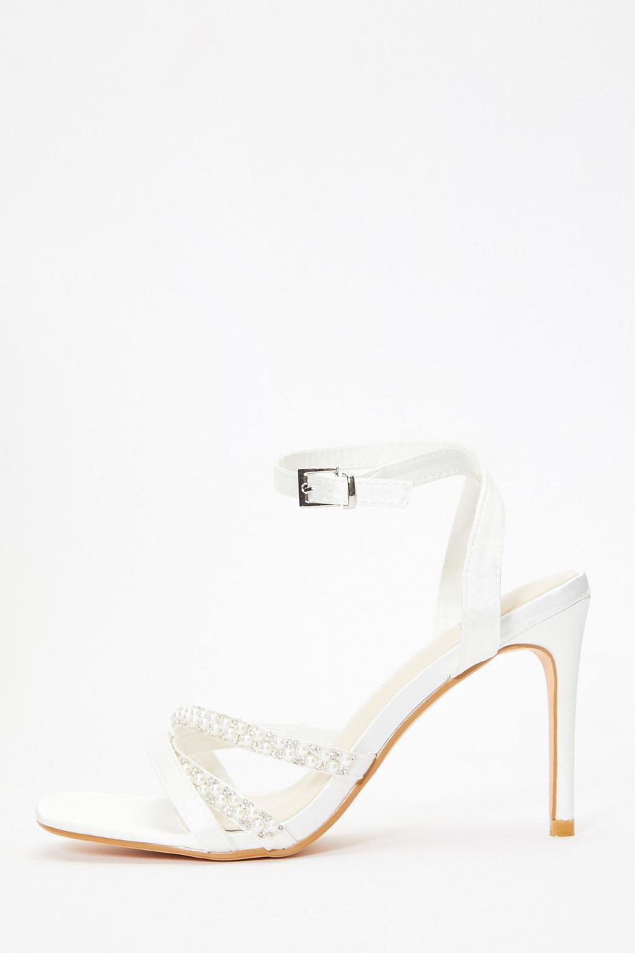 Strappy on sale pearl sandals