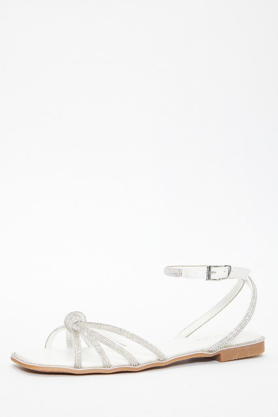 Cheap diamante store sandals