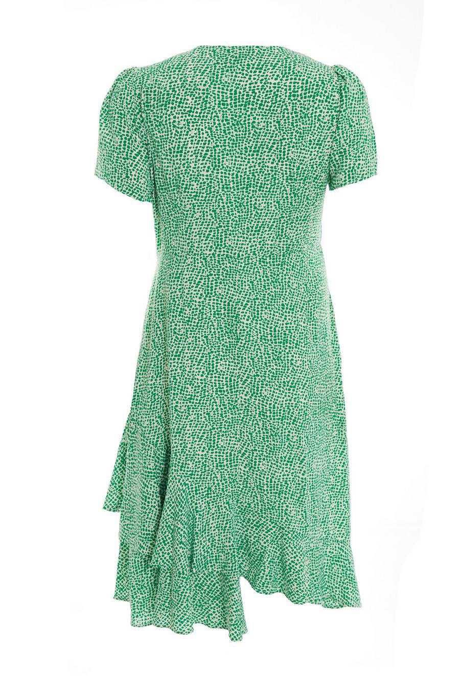 Topshop green polka dot on sale dress