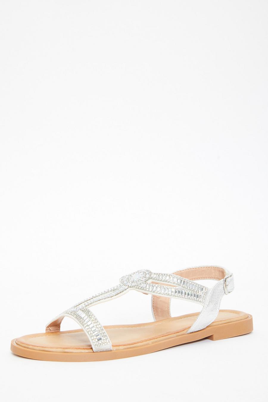 Quiz flat online sandals