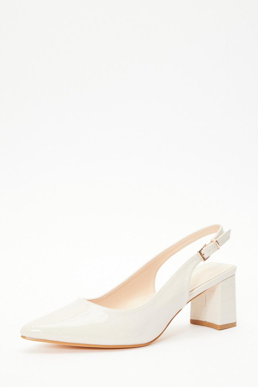 Nude shoes block on sale heel