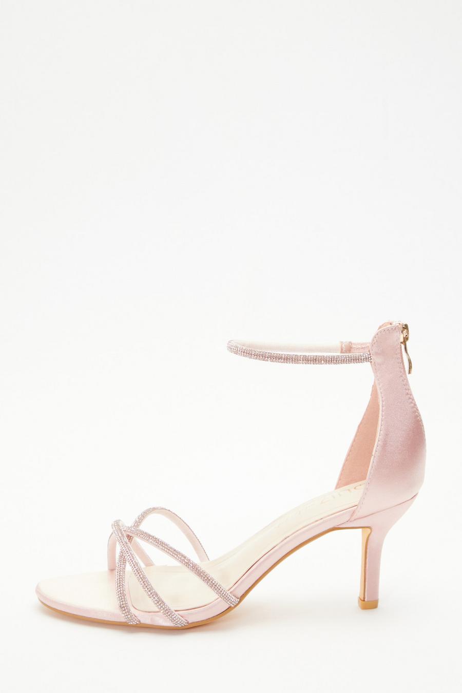 Pale pink hot sale low heels