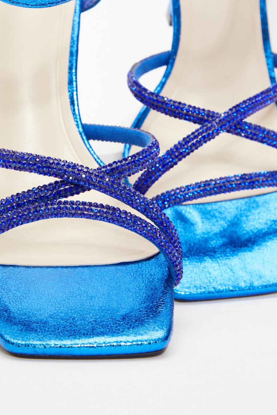 Royal blue sandals online women's