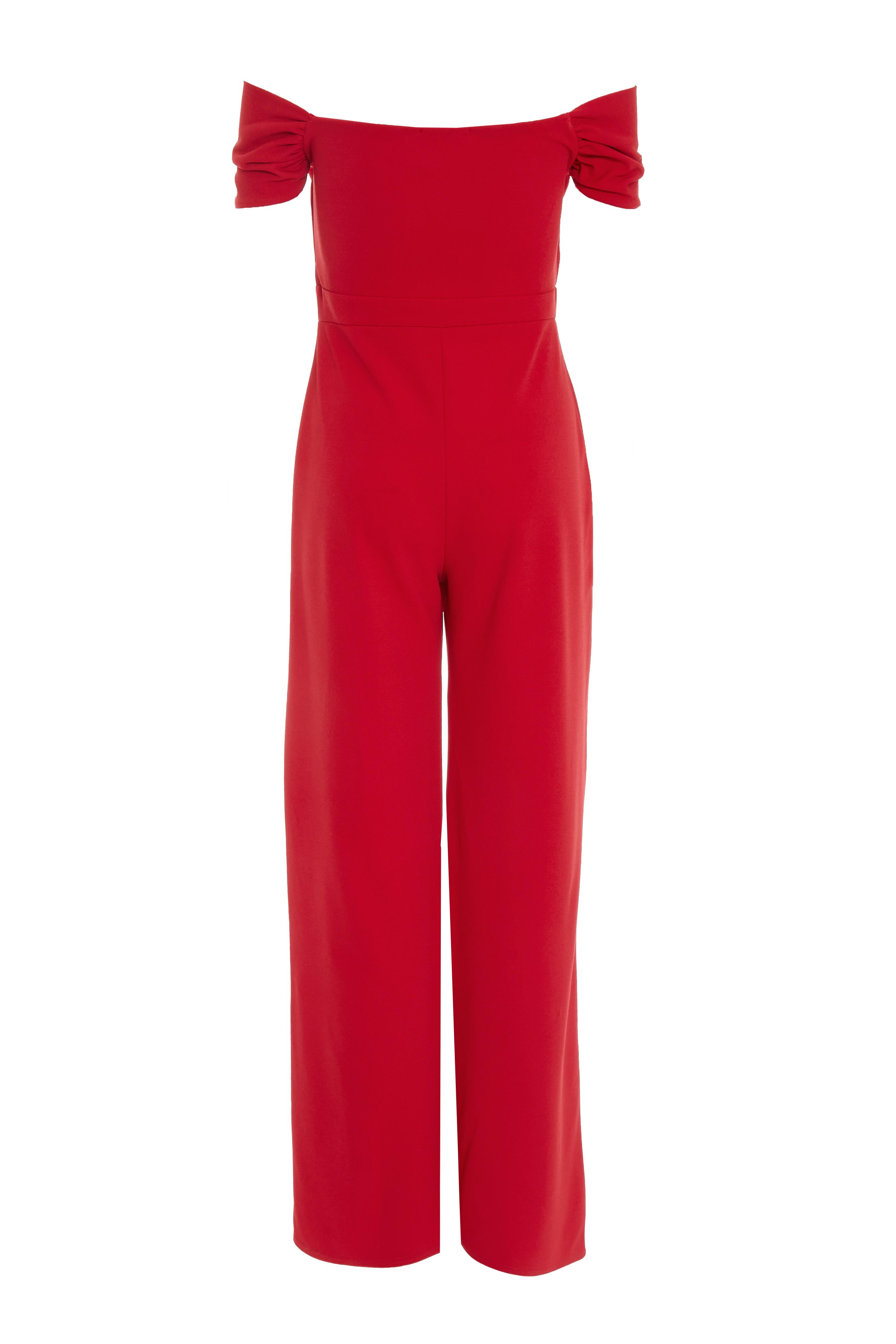 Express sales red jumpsuit