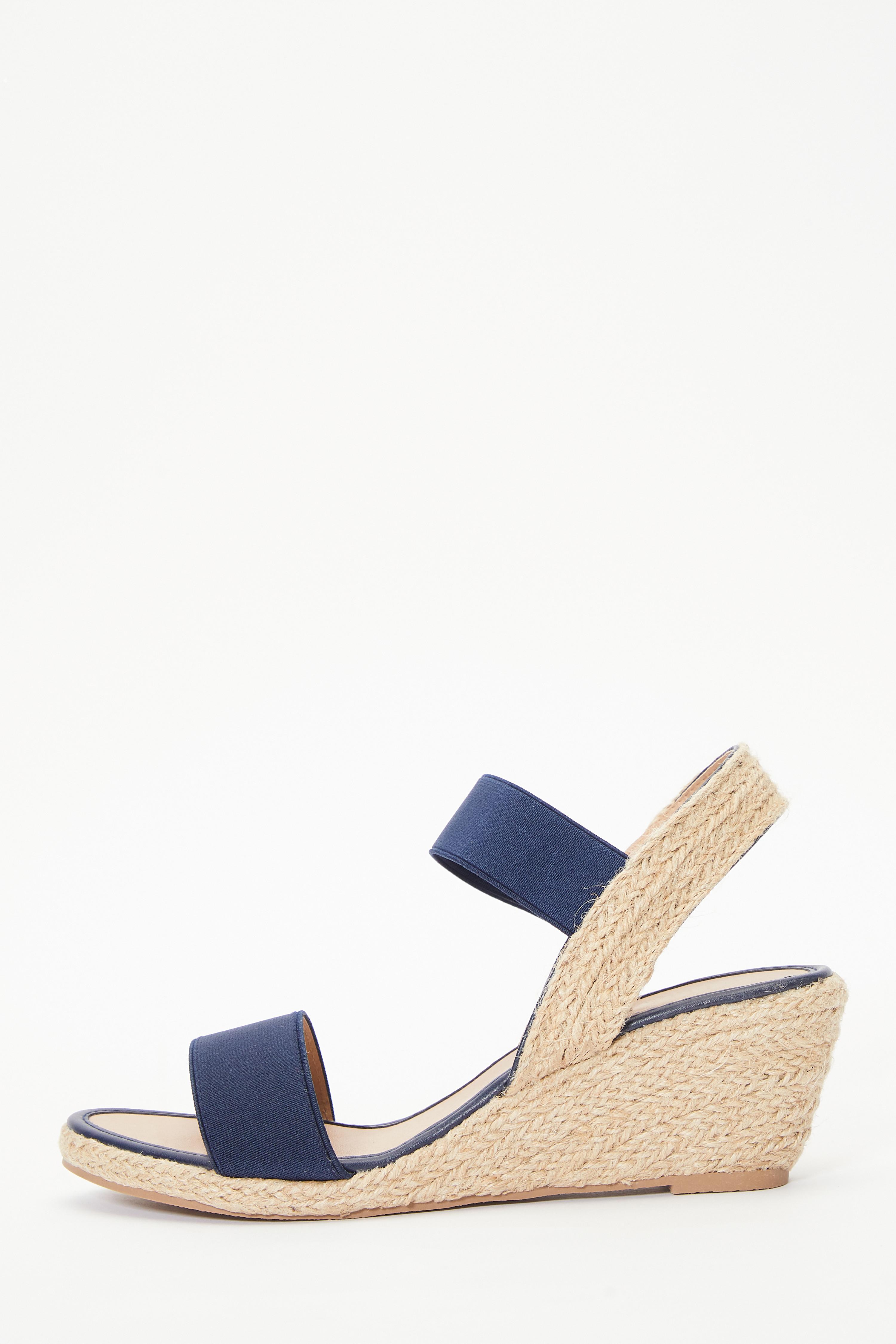 Navy hot sale low wedge