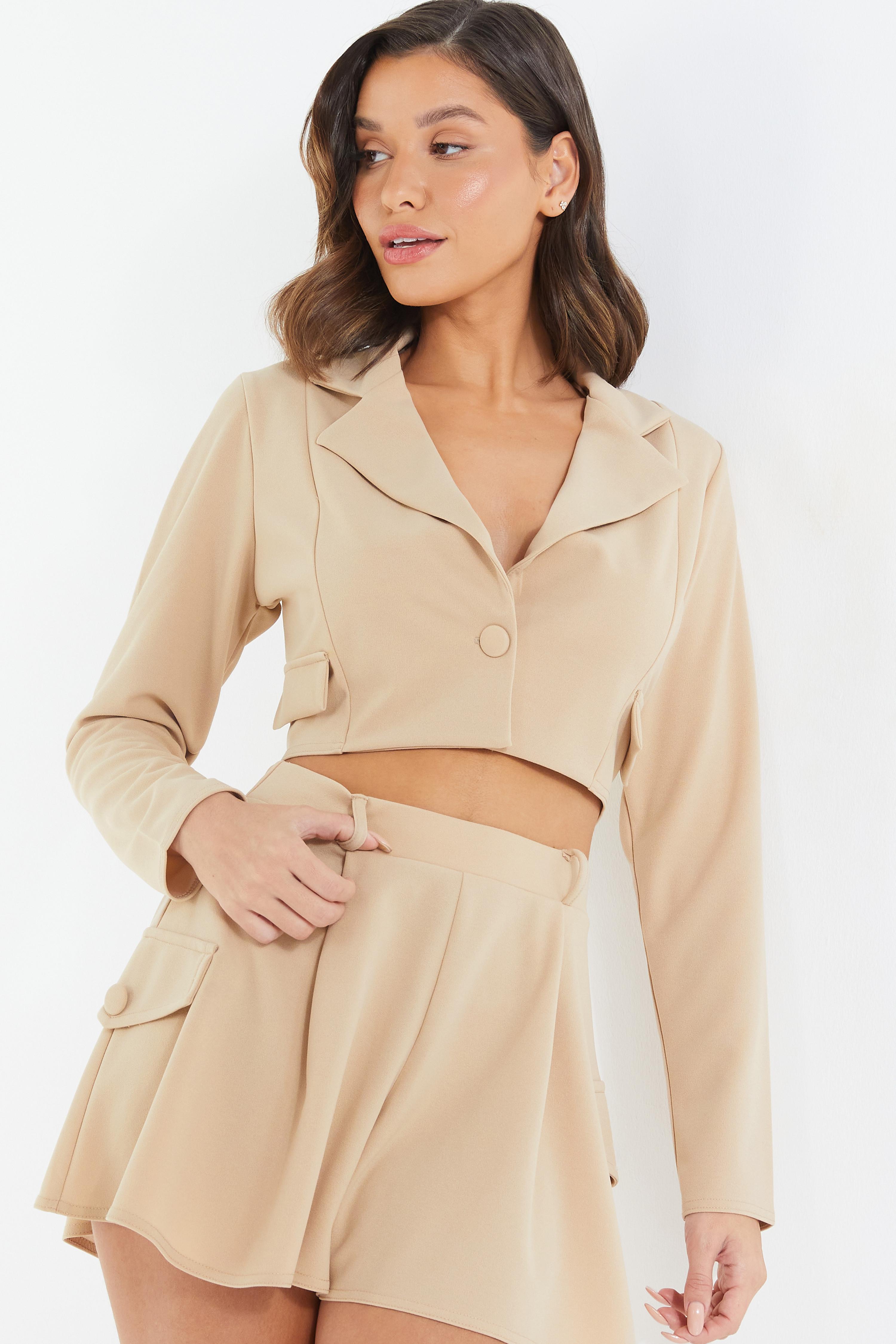 Stone Cropped Blazer