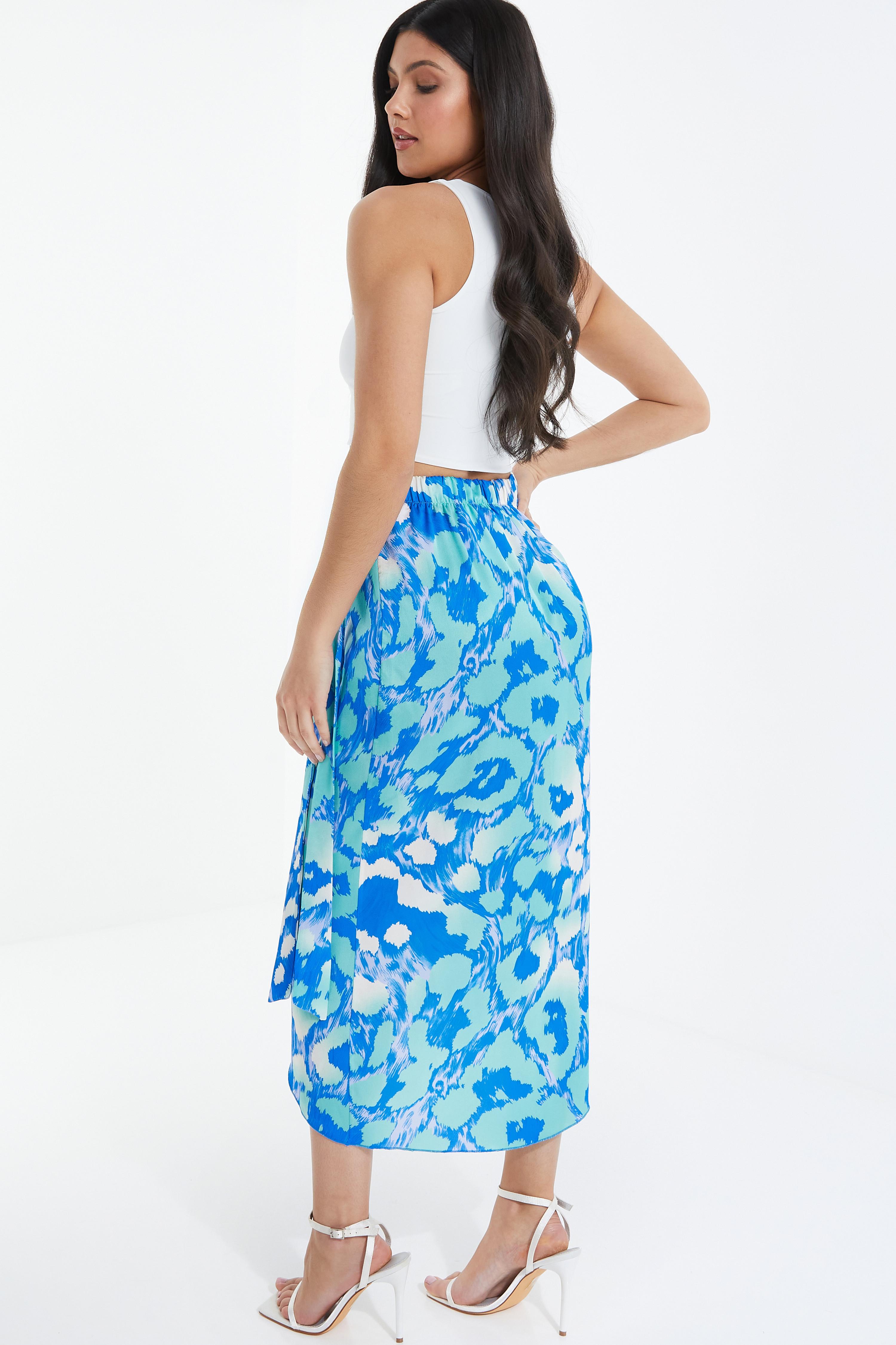 Leopard print maxi skirt quiz sale