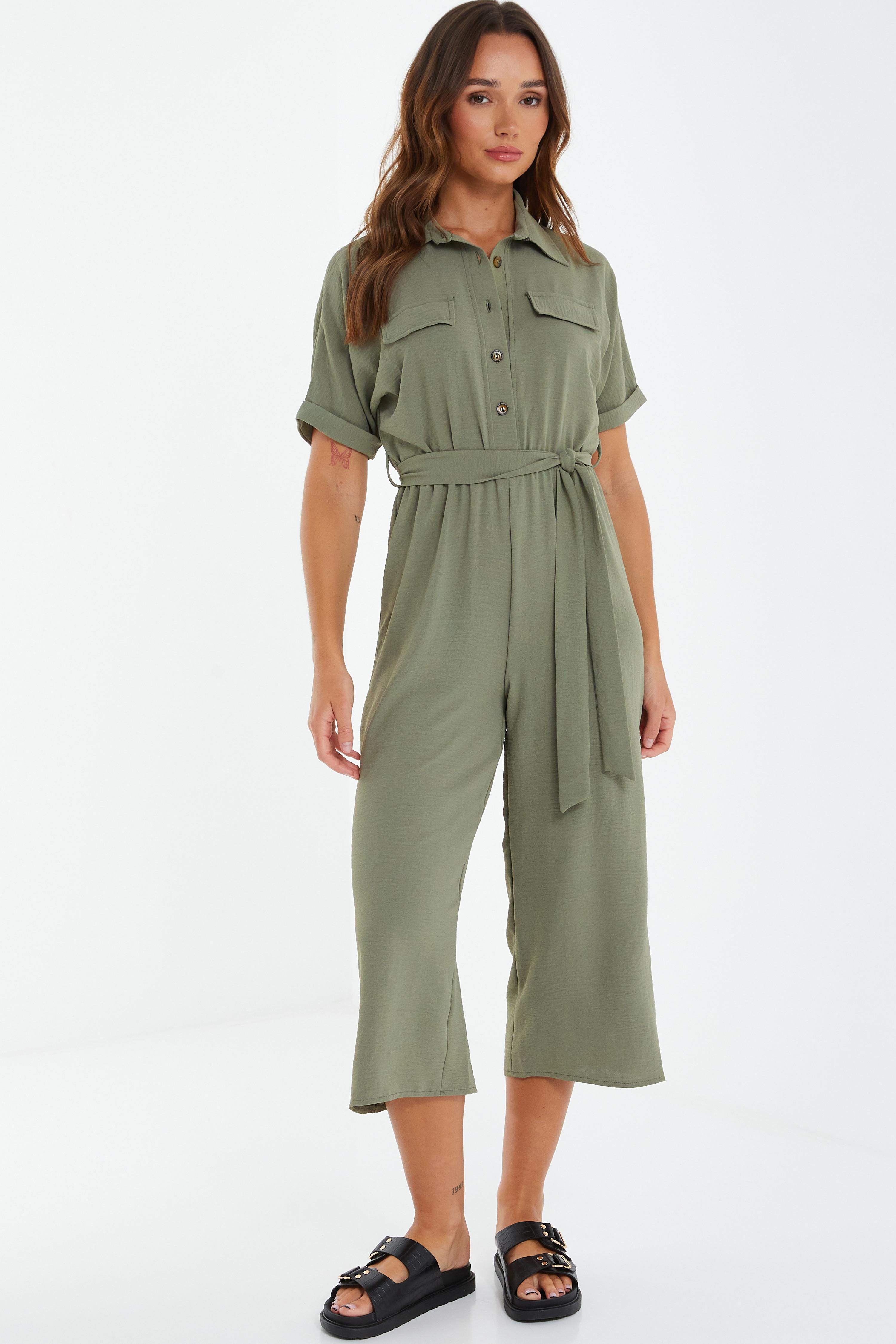 Utility cheap culotte jumpsuit