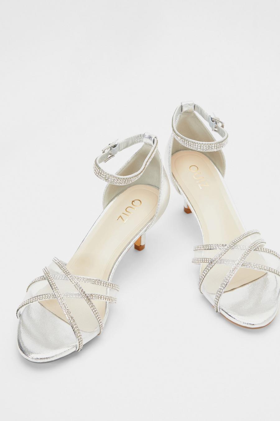 Small silver clearance heels uk