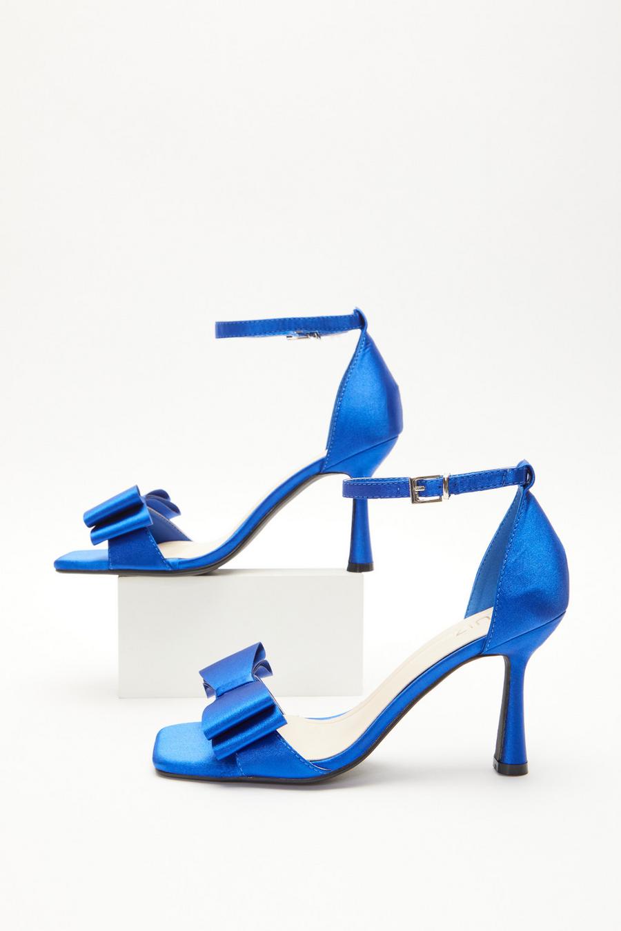 Royal blue high hot sale heel sandals