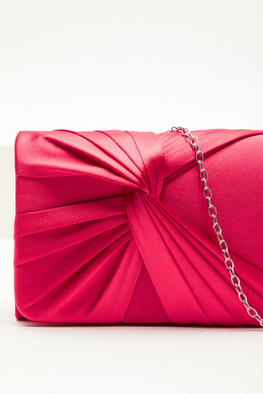 Red on sale satin purse