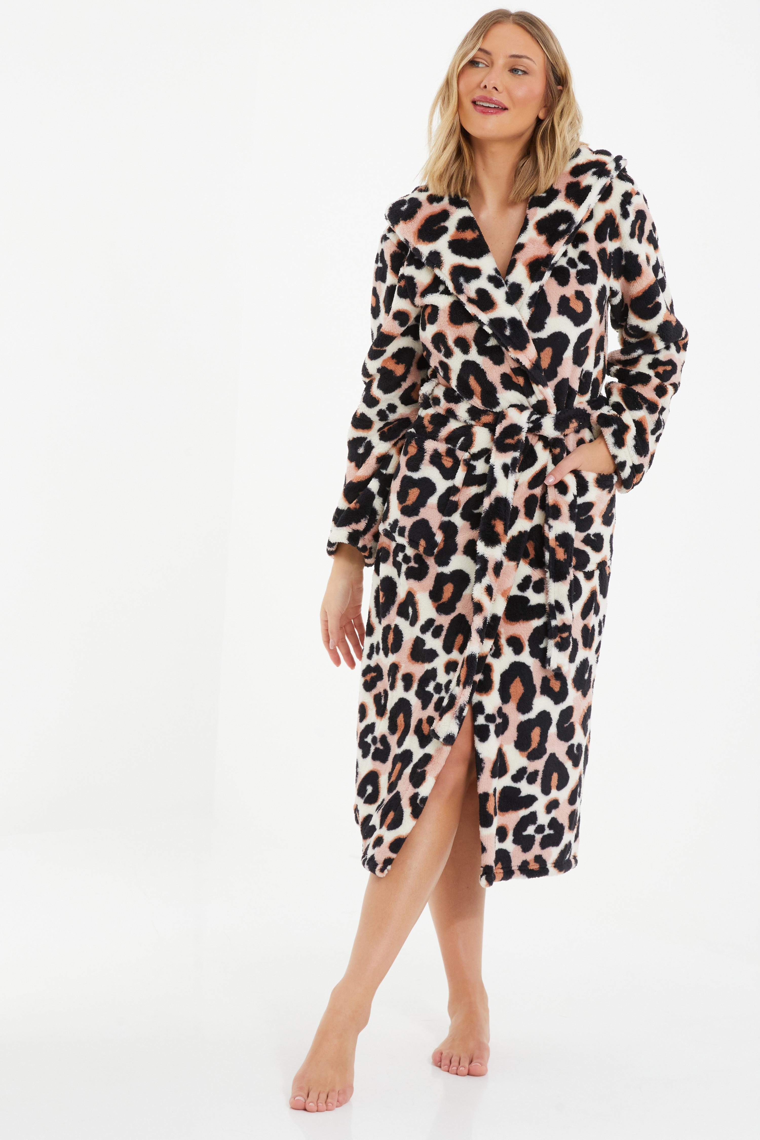 Leopard print shop dressing gown next