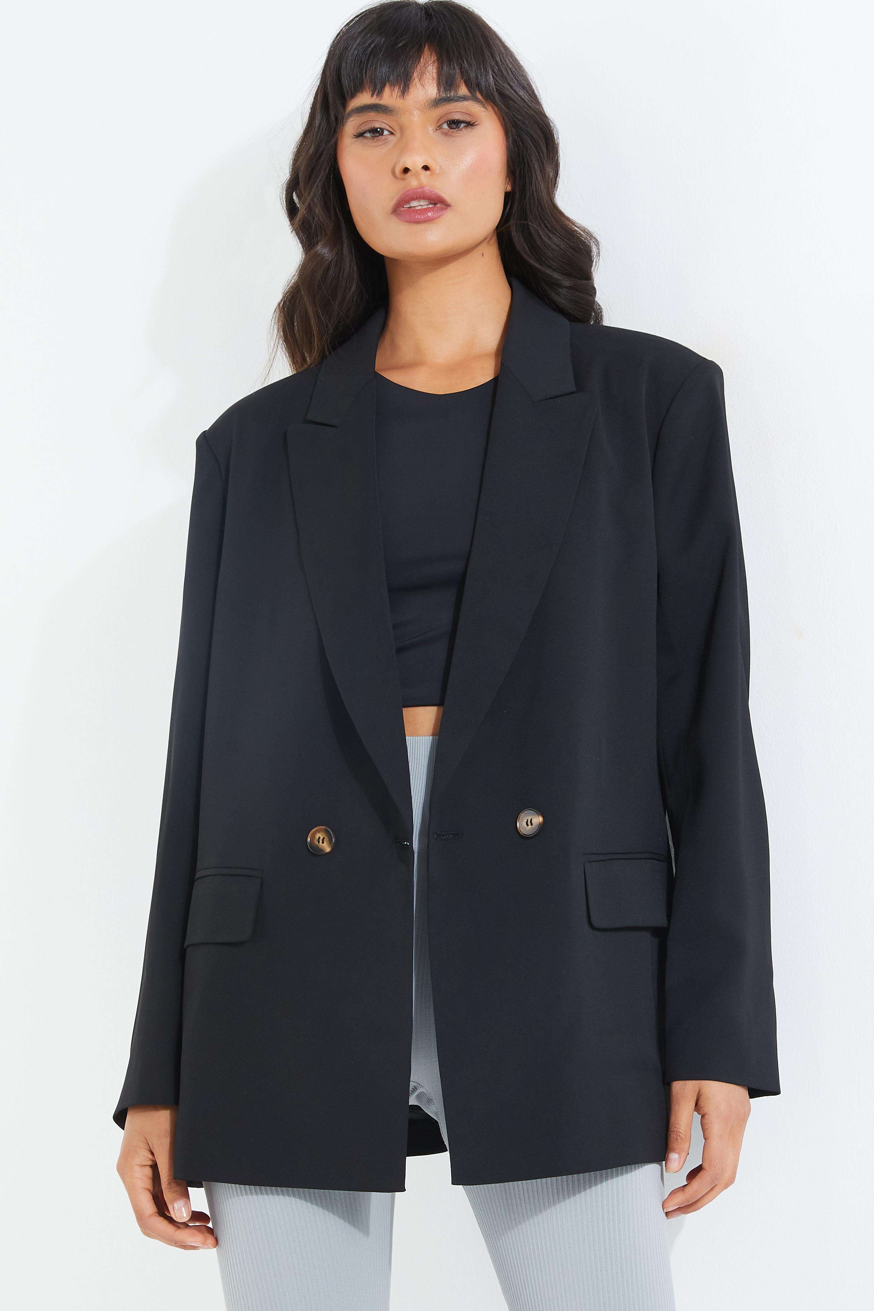 Black Oversized Tailored Blazer