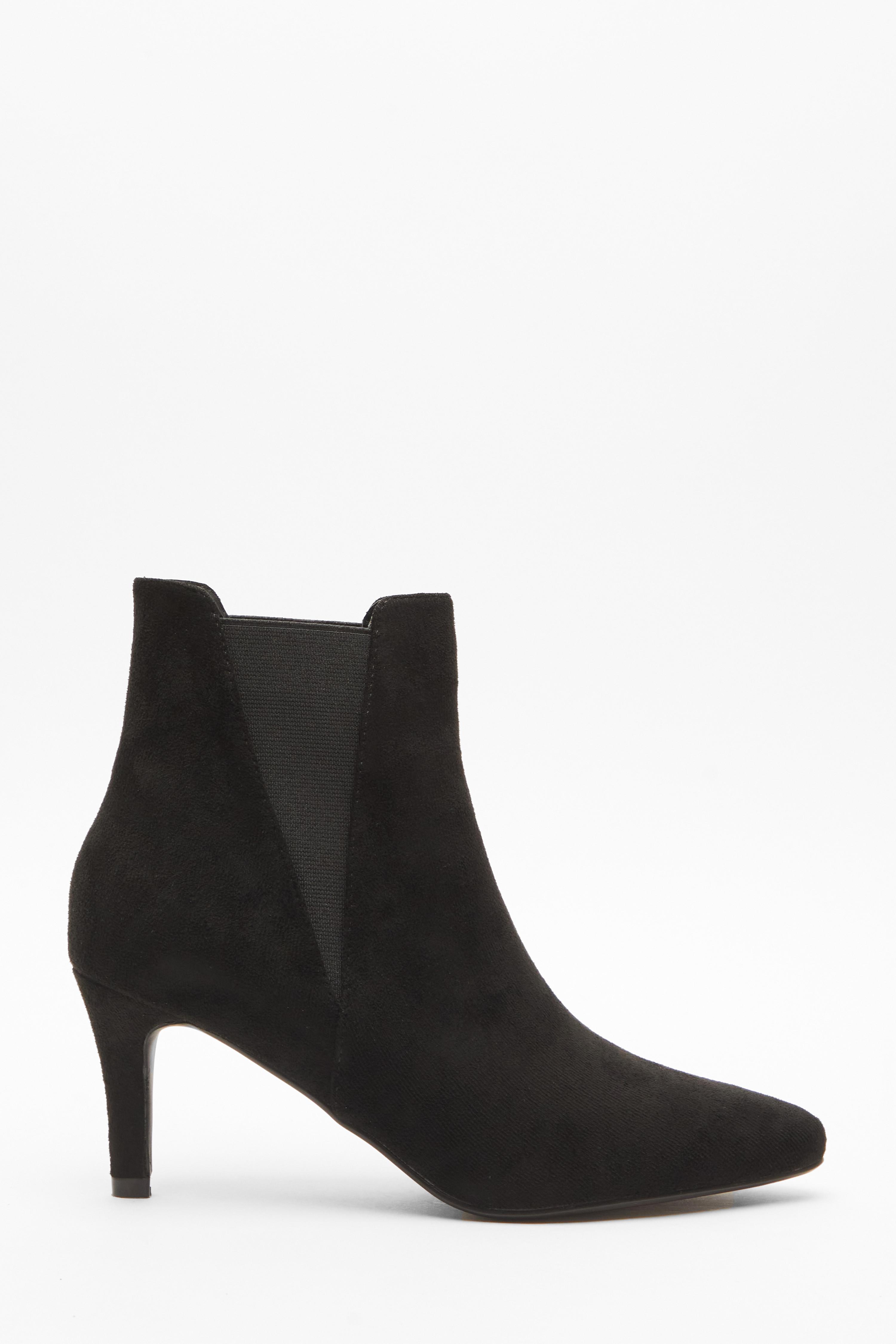 Black ankle boots with bow best sale