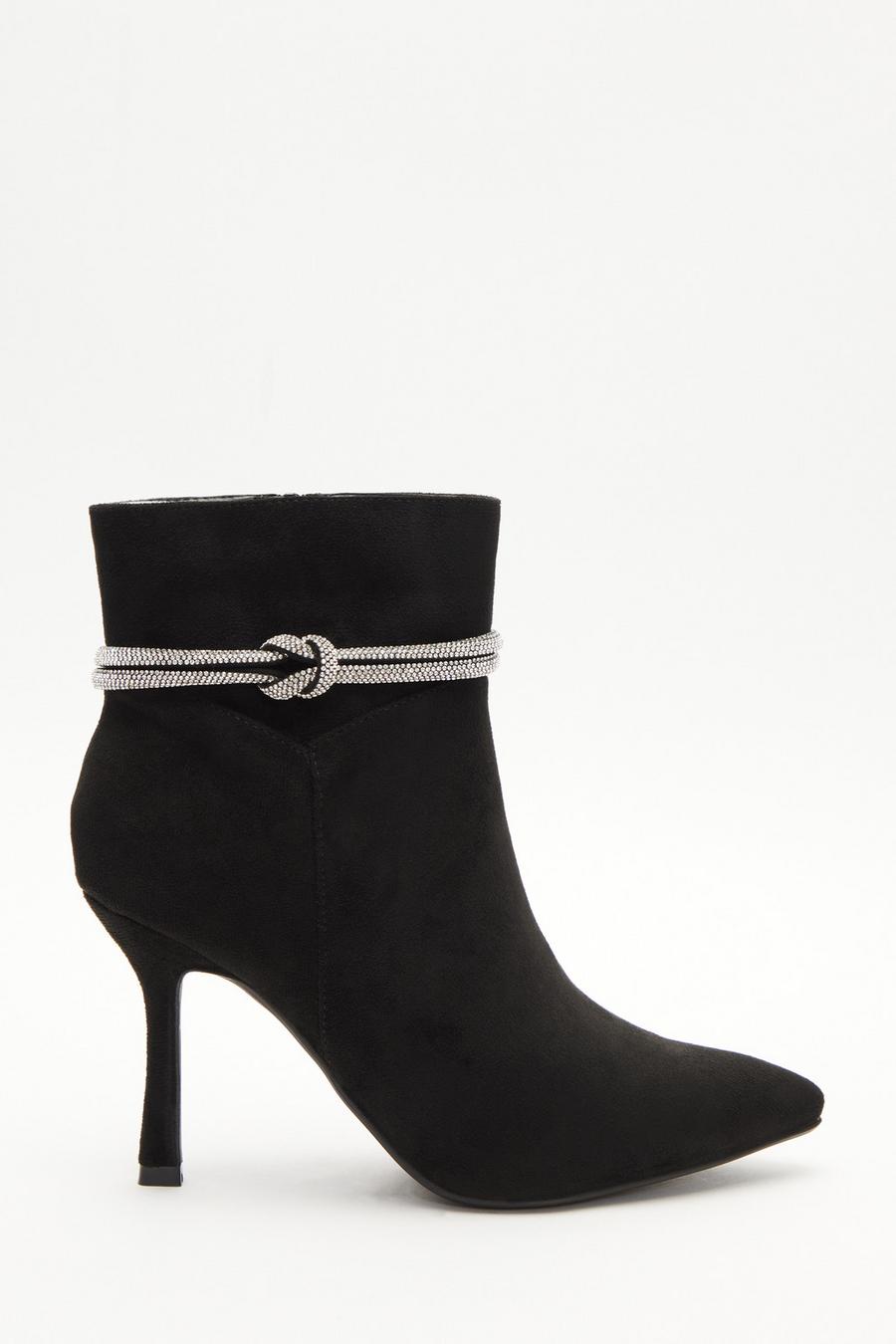 Quiz block heel deals ankle boots