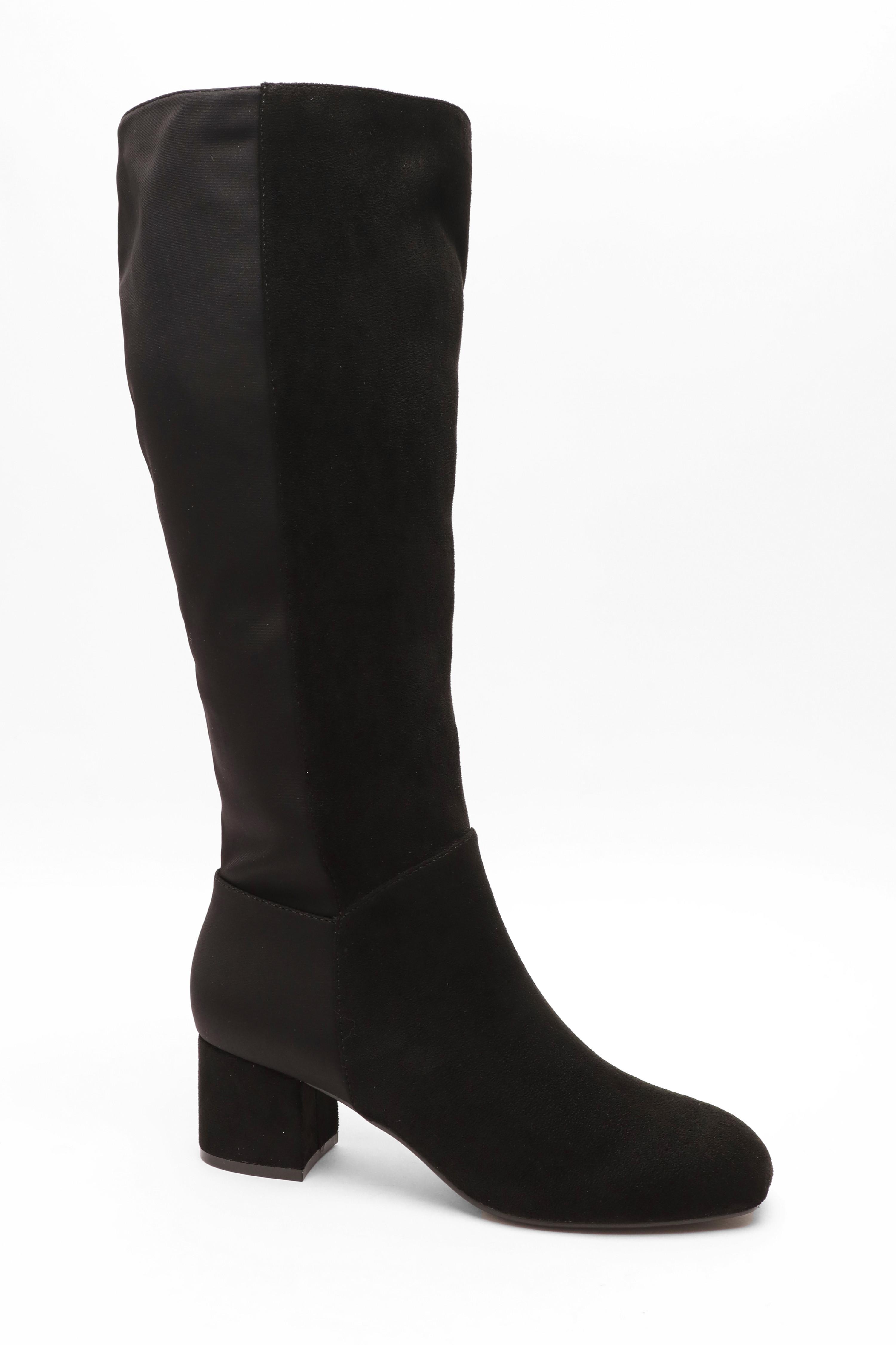 Black Knee High Boots
