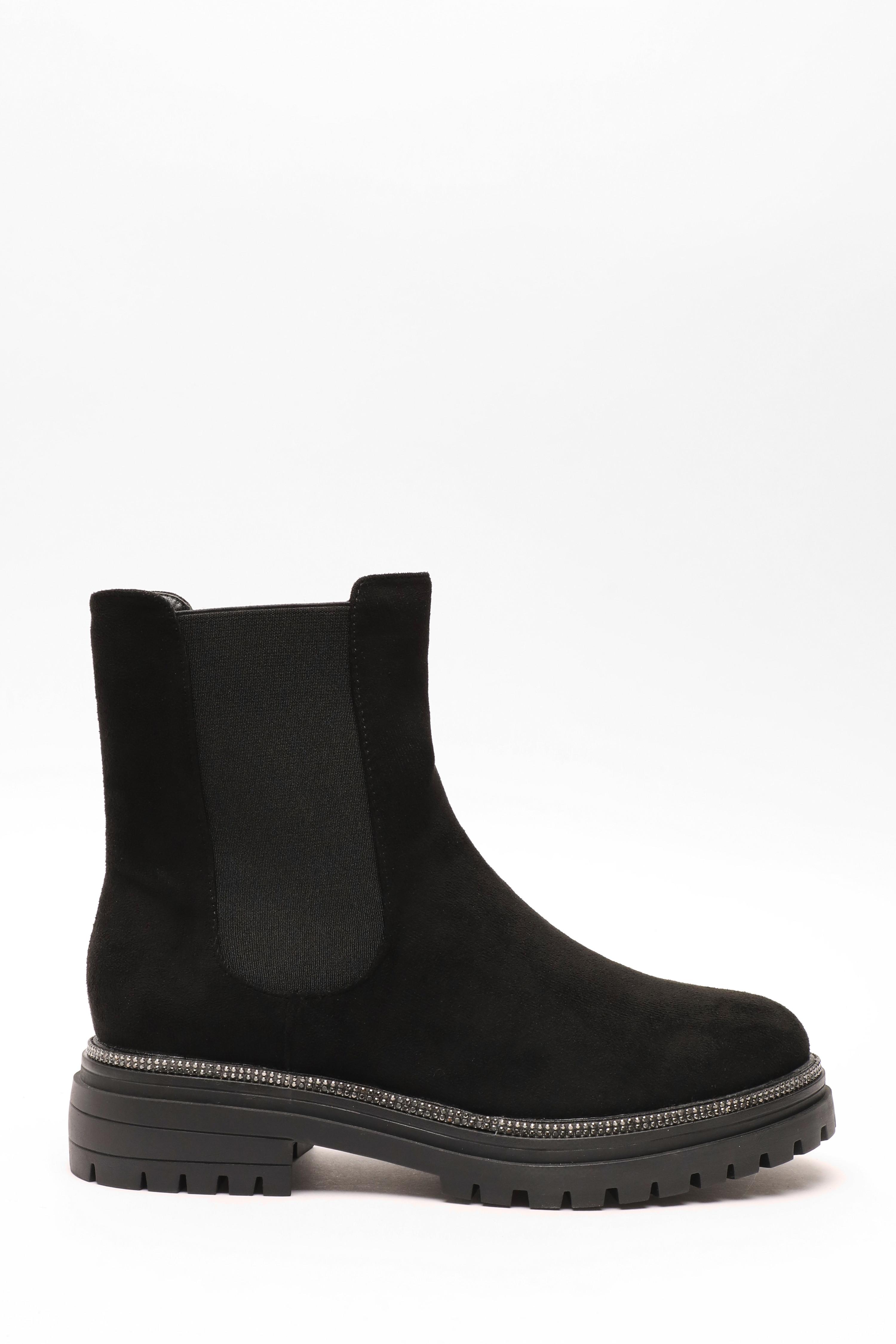 Diamante chelsea clearance boots