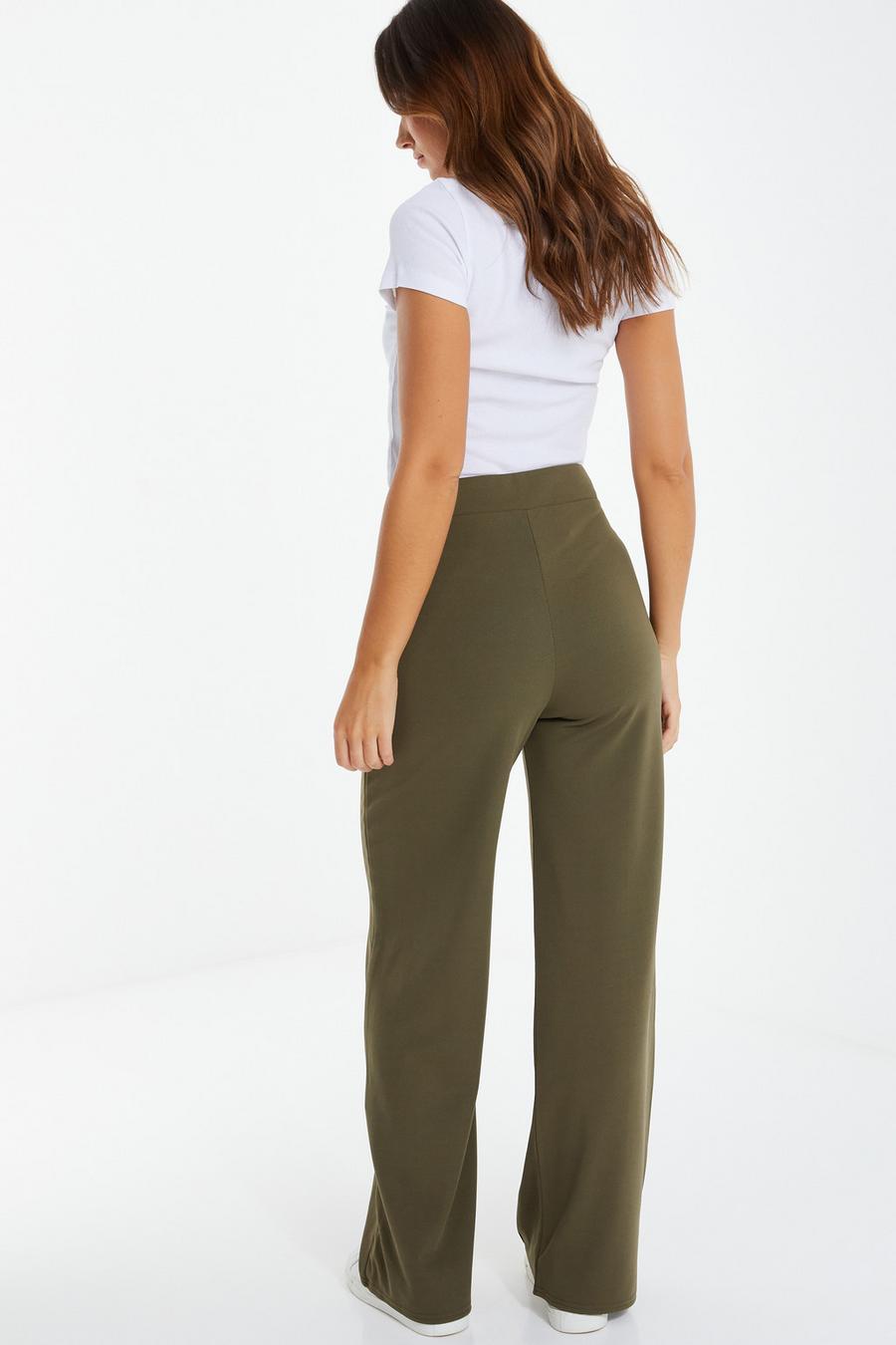 Khaki deals palazzo trousers