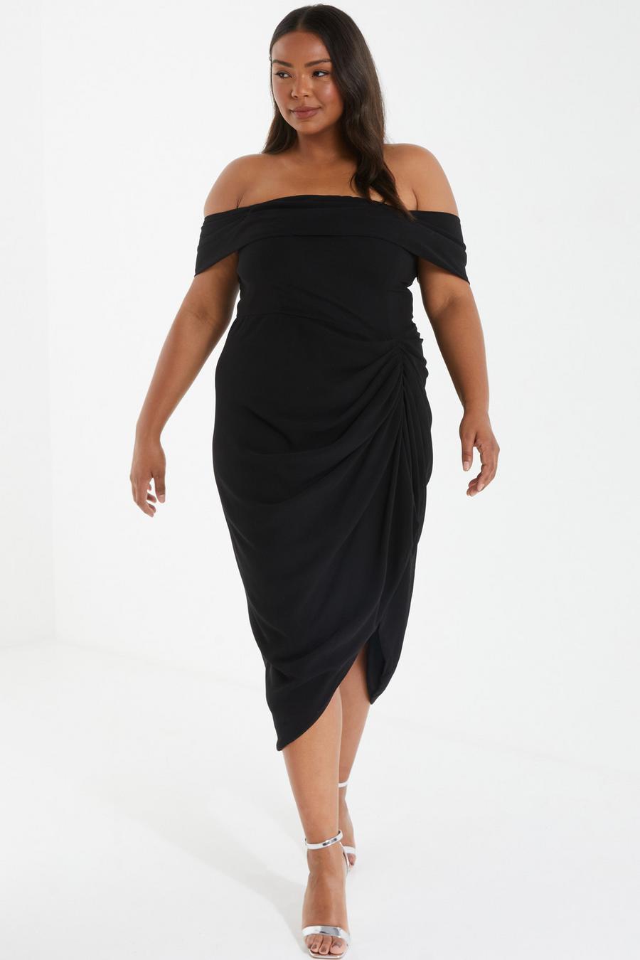 Curve hot sale black dress