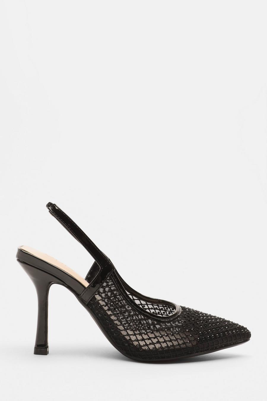 Mesh hot sale shoes heels