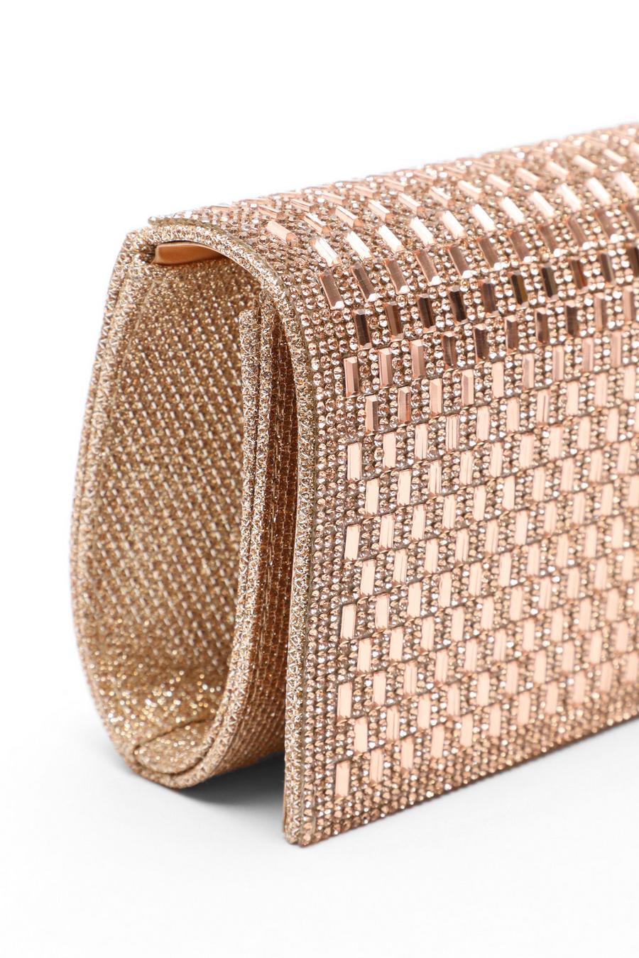 Rose gold 2025 diamante bag