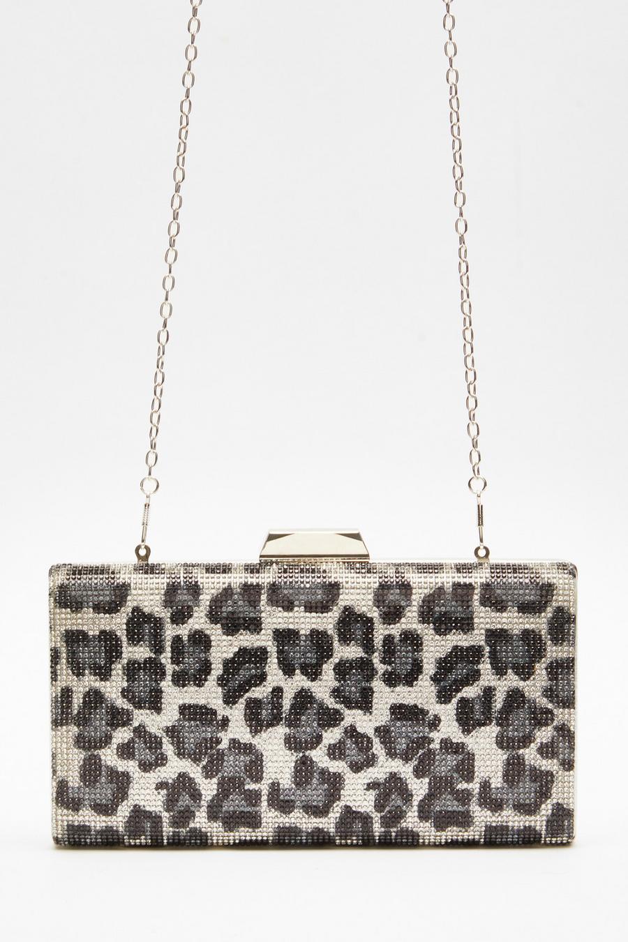 Leopard print box discount bag