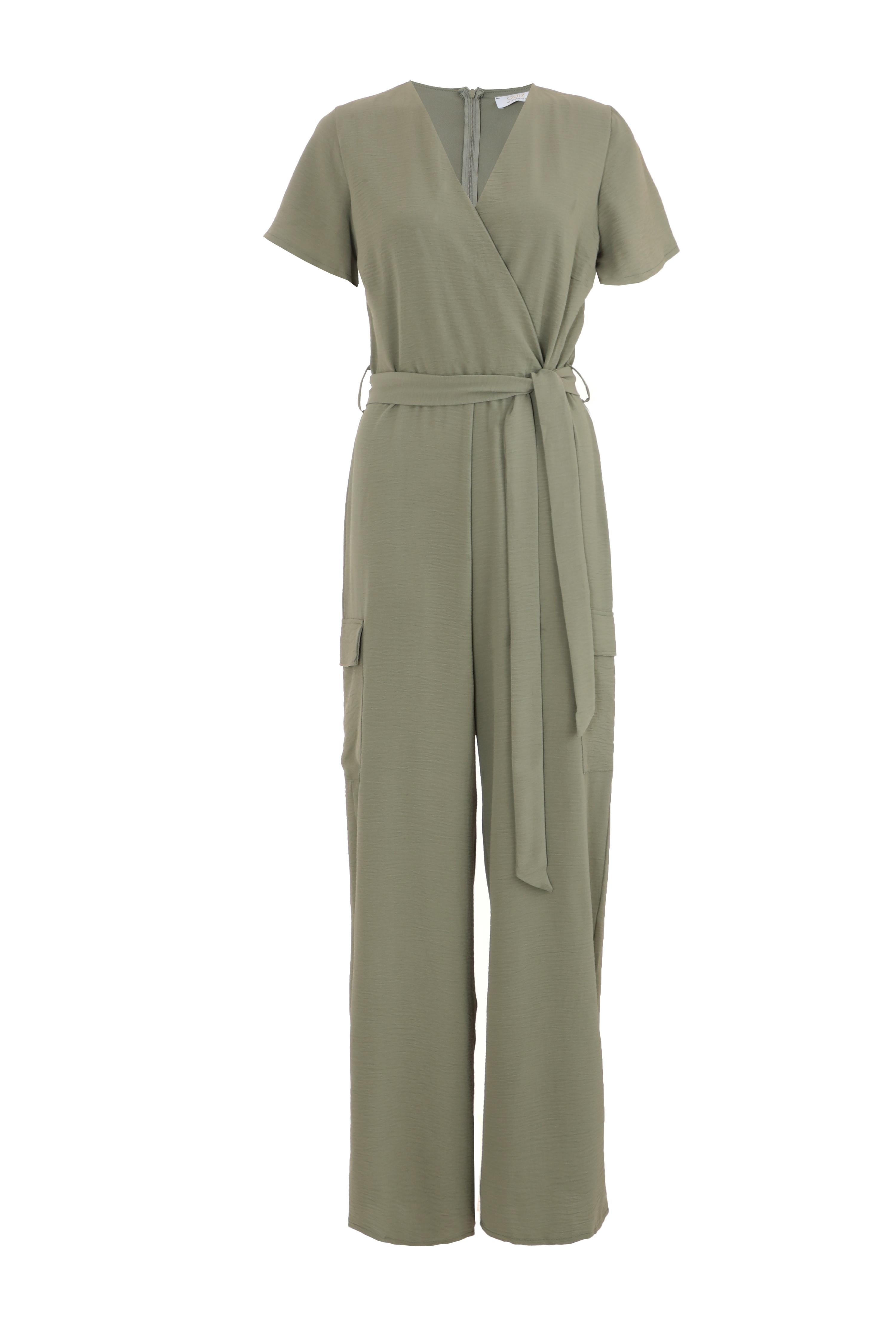 Quiz clearance khaki jumpsuit