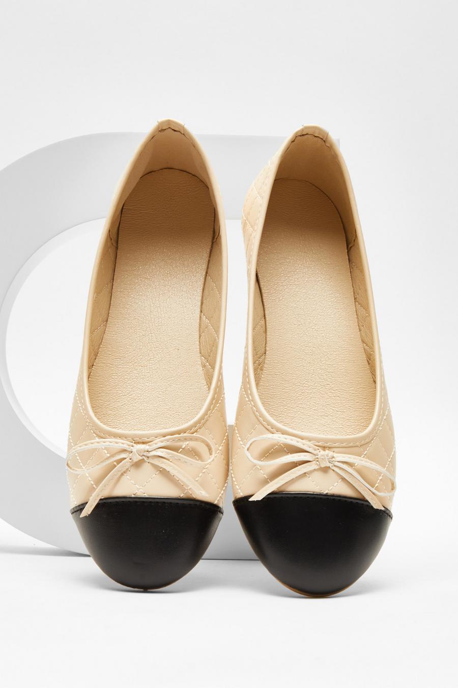 Nude chanel sale flats