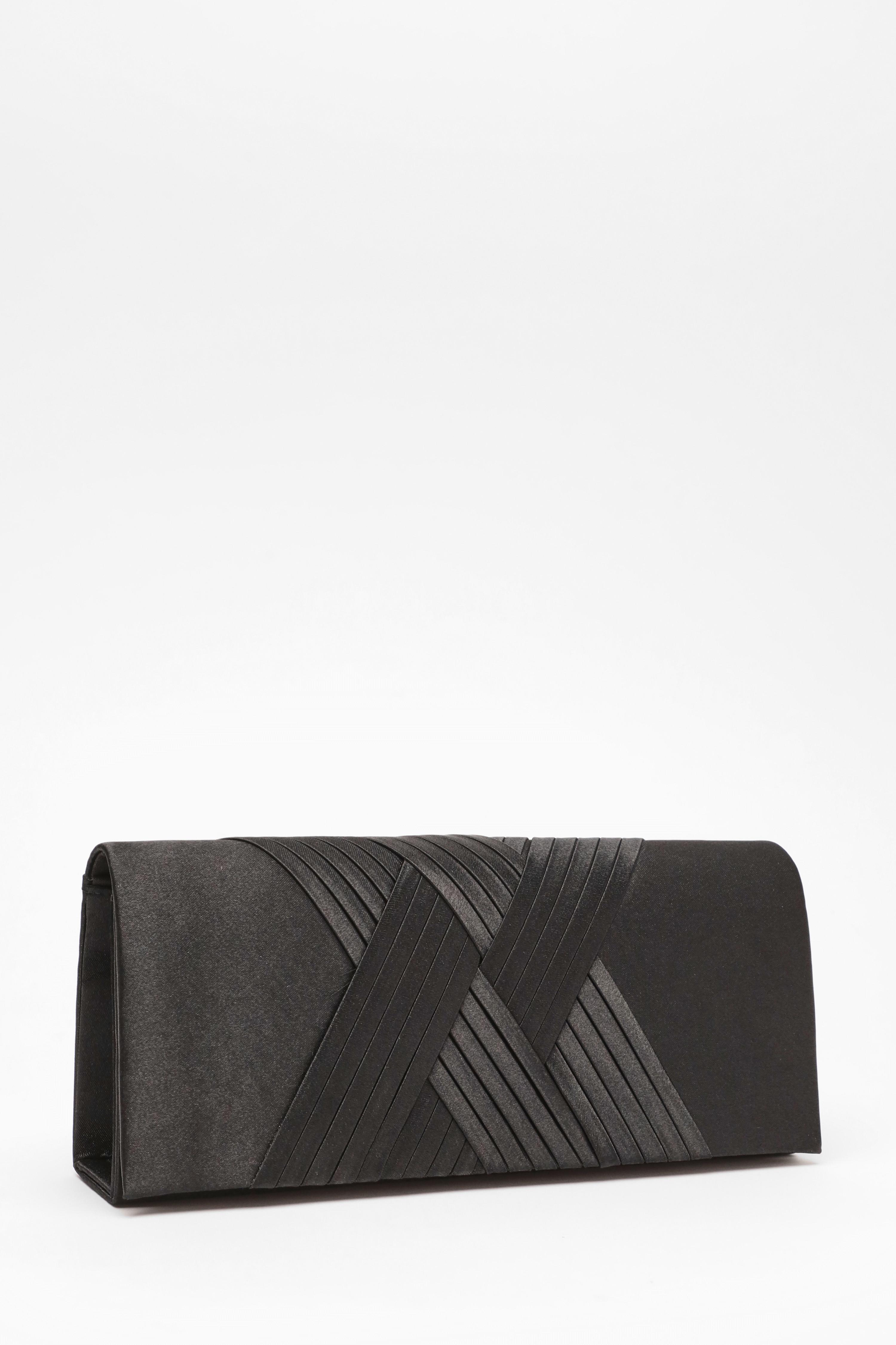 Buy Black Corsage Boxy Clutch Bag from the Next UK online shop