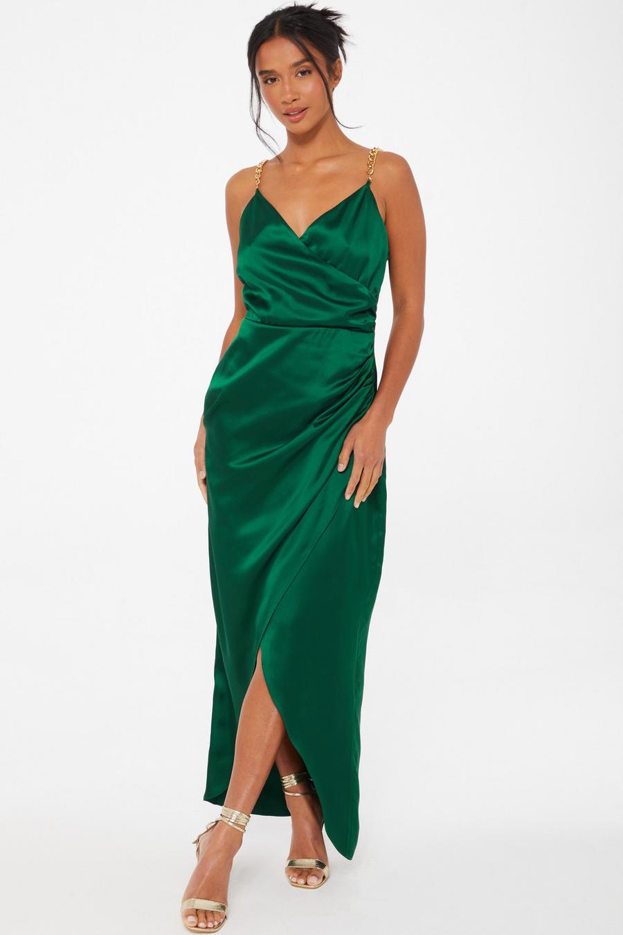 Dark green petite on sale dress